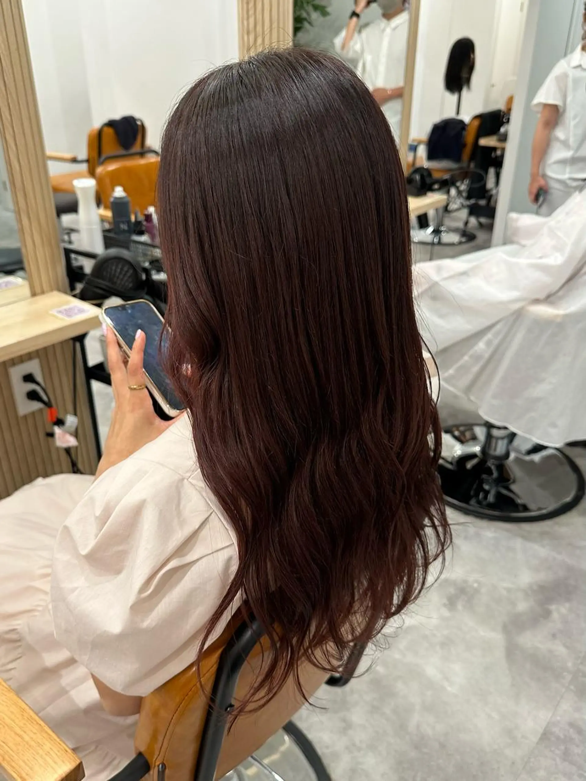 ロング カラー カット ヘアカラー ROPE🫧 フウカのヘアスタイル