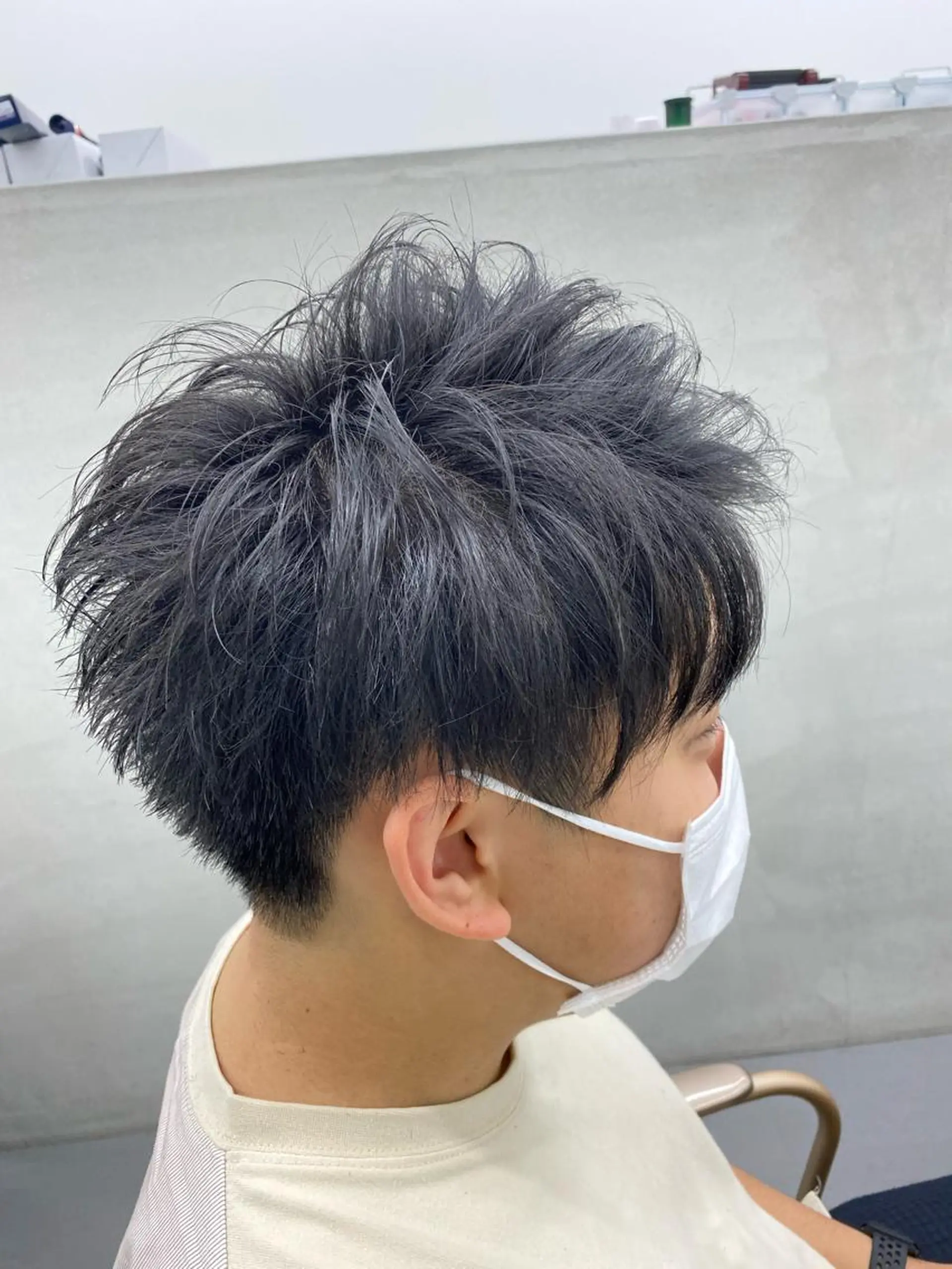 メンズ メンズショート ツーブロック 小岸 竜のヘアスタイル