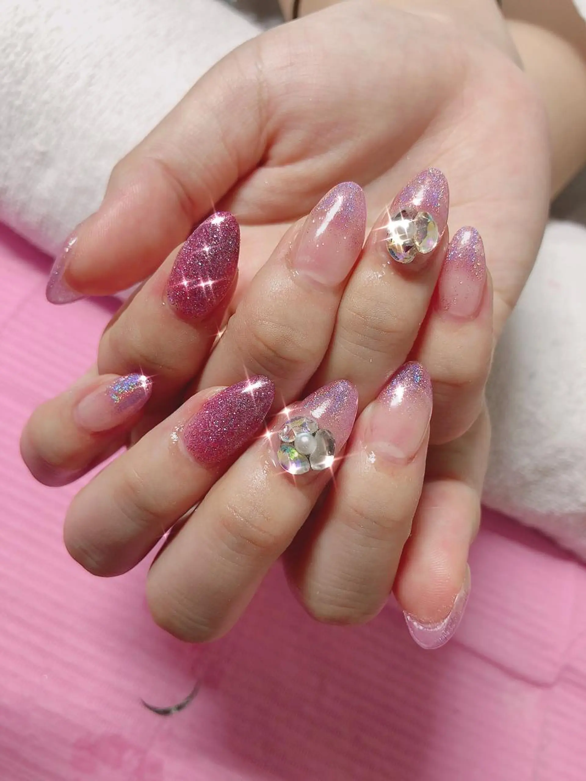 ショート ネイル ハンドネイル 《LB》ラブリエ Nail&eyeのマツエク・マツパデザイン