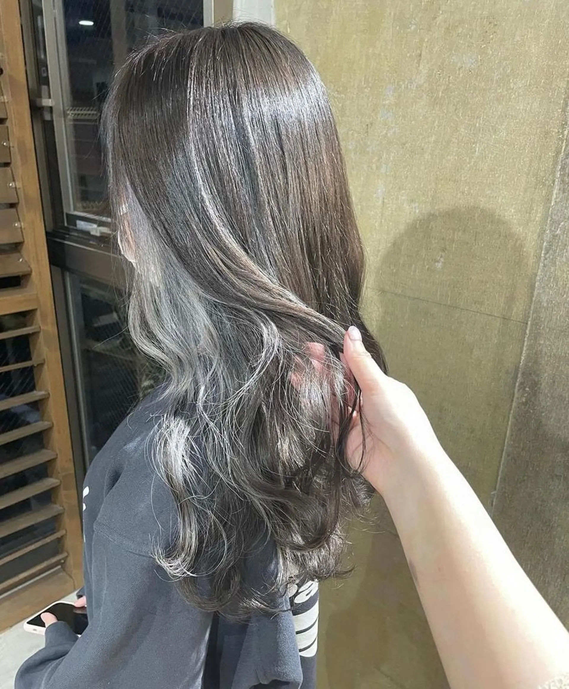 ロング カラー シルバー ホワイトシルバー 🫟Blanco🫟 Color&Careのヘアスタイル