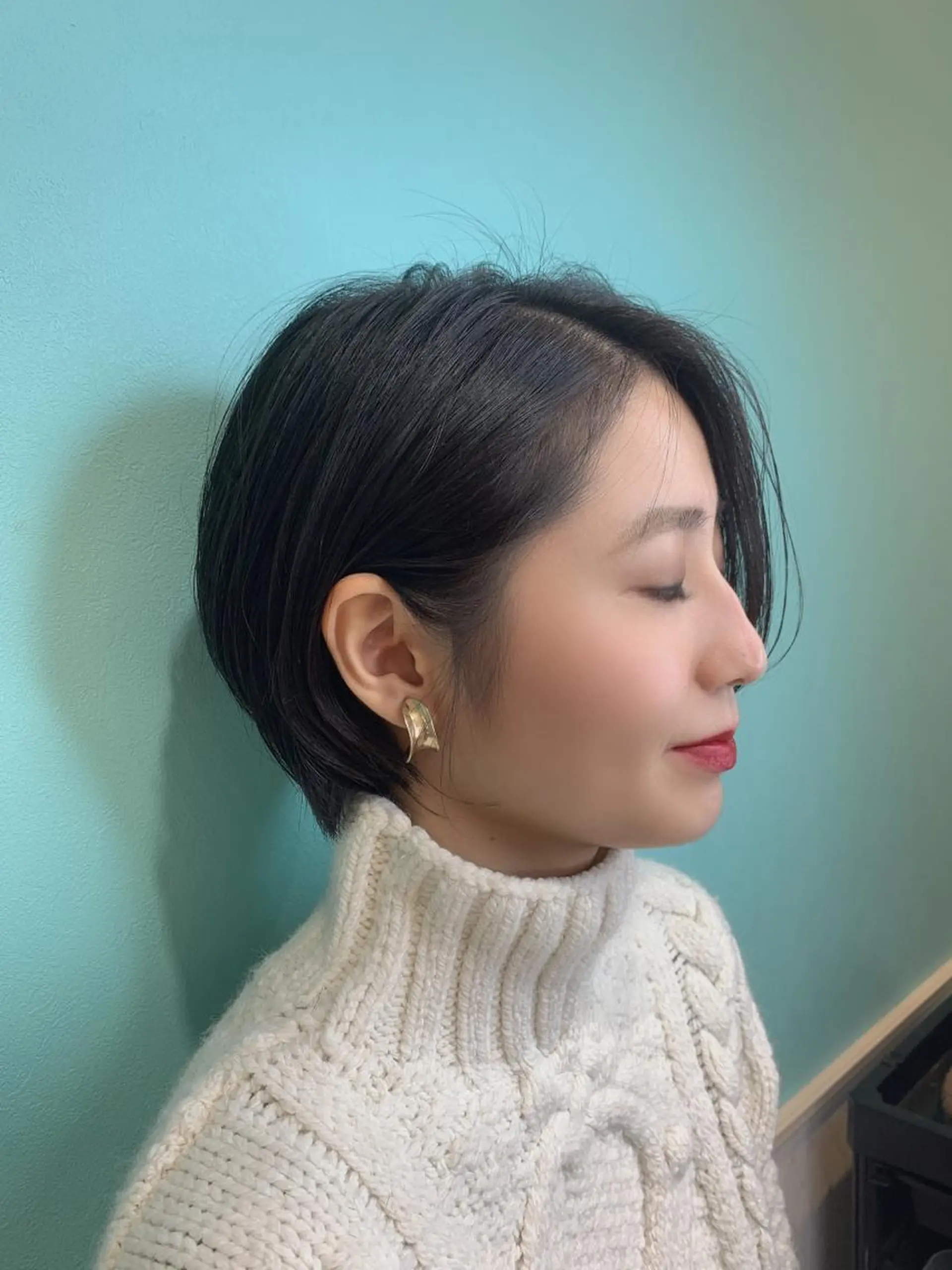 ショート 縮毛/ショート/ ボブ/レイヤー/小原のヘアスタイル