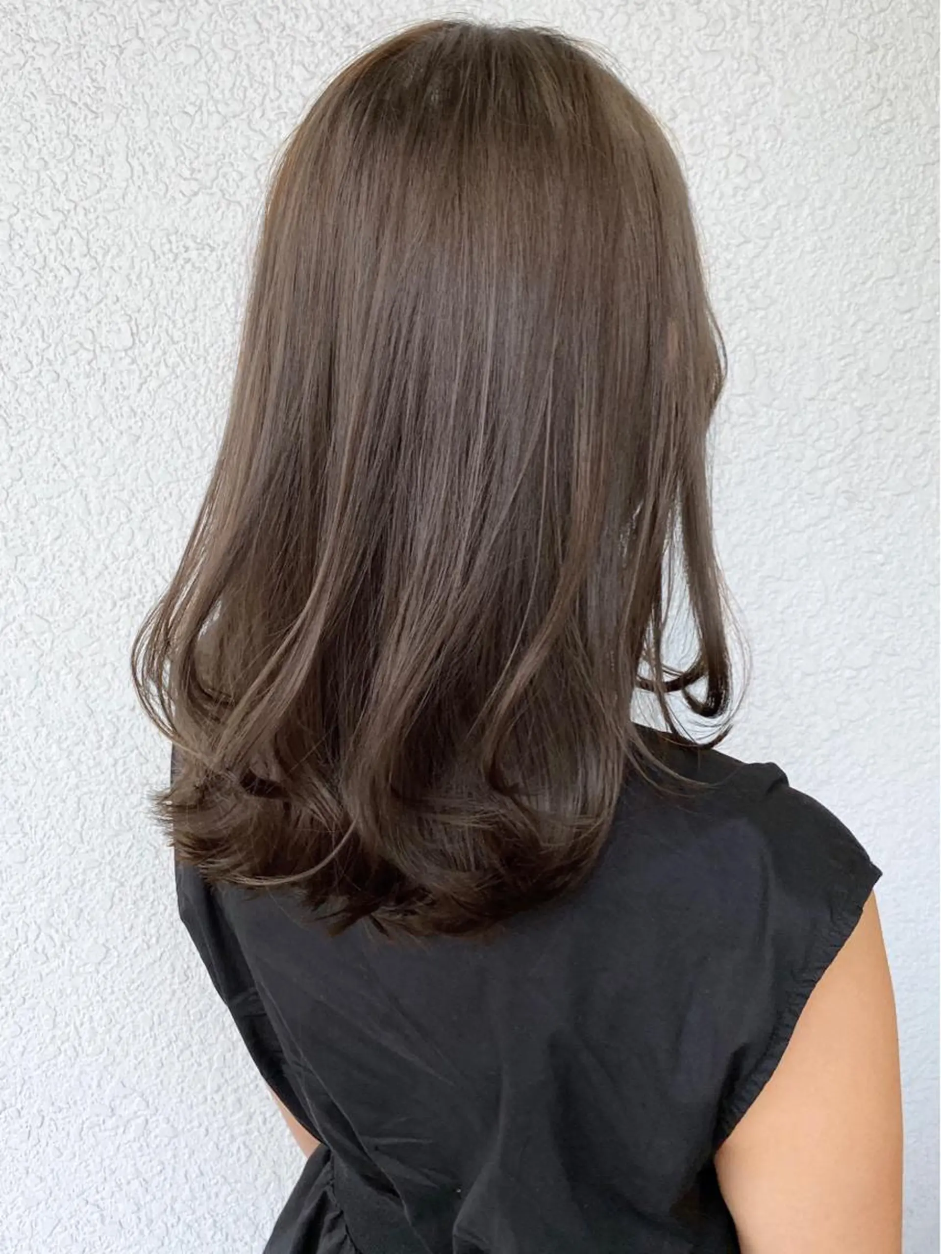 ミディアム カラー 透明感カラー カット ヘアカラー トリートメント 髪質改善くすみカラー 🍀/石川大輔のヘアスタイル