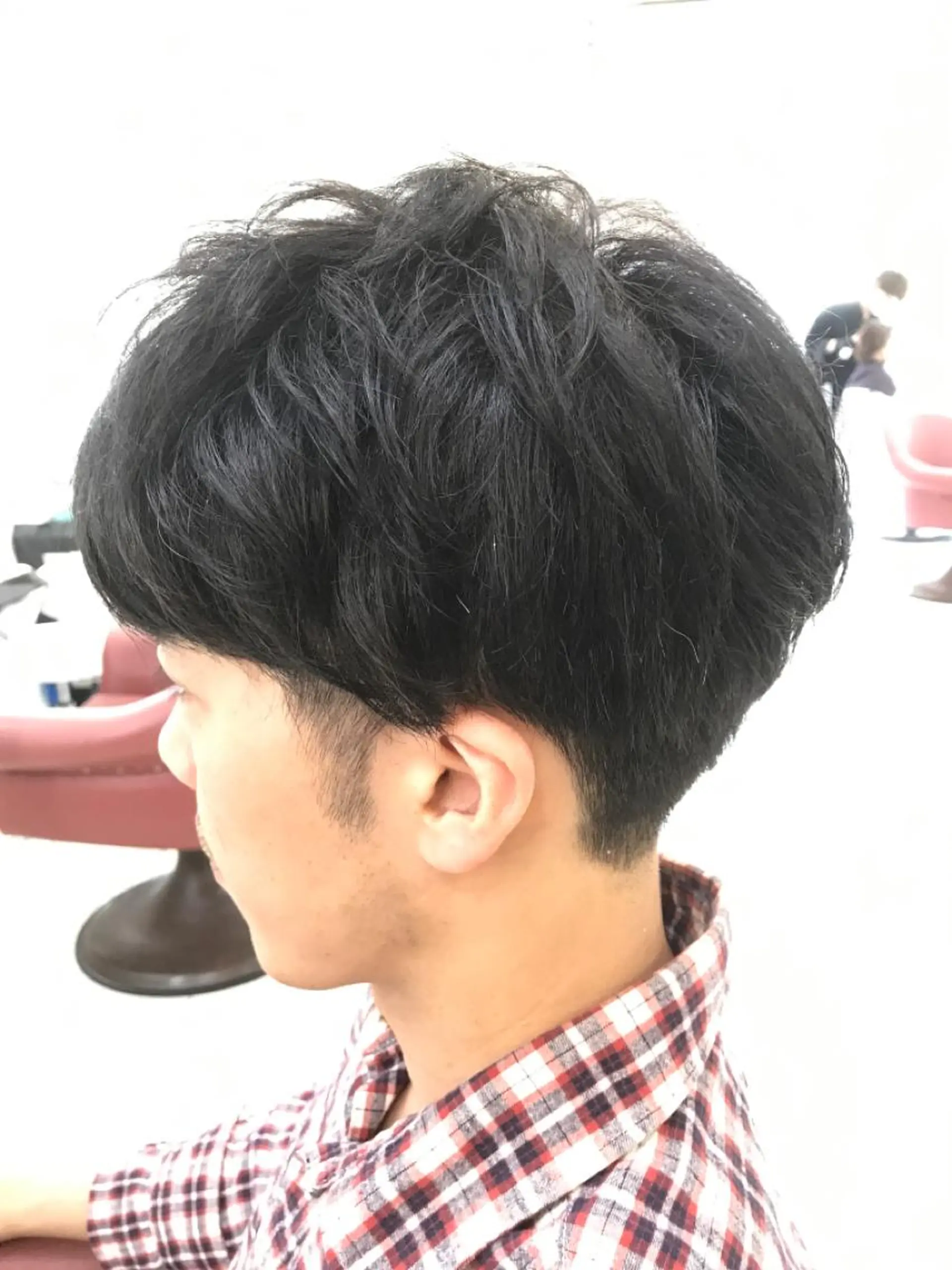 ショート カット ヘアカラー トリートメント 髪質改善/レイヤー/ 小顔/デザインのヘアスタイル