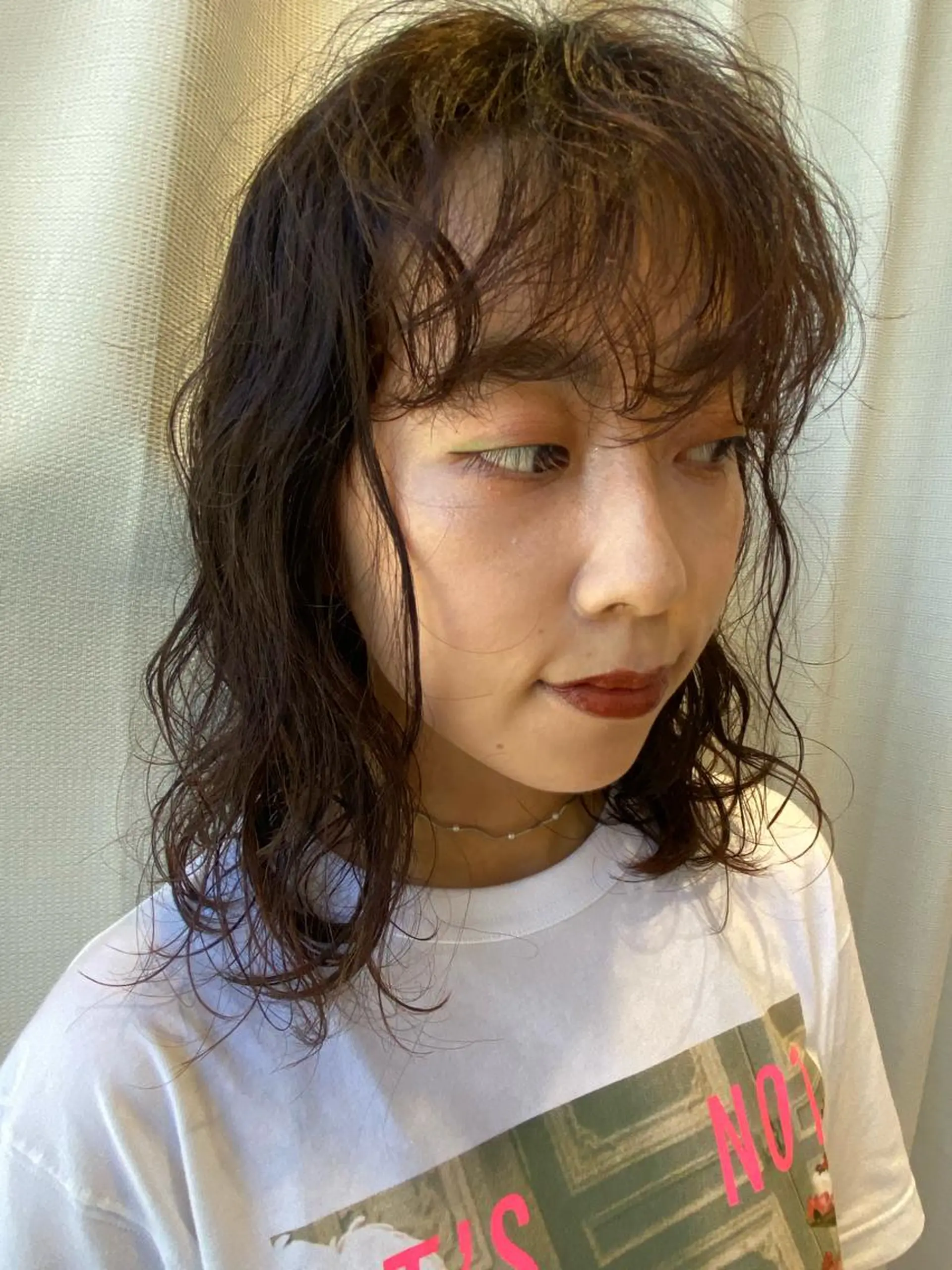 ミディアム ヘアアレンジ 増井 彩乃のヘアスタイル