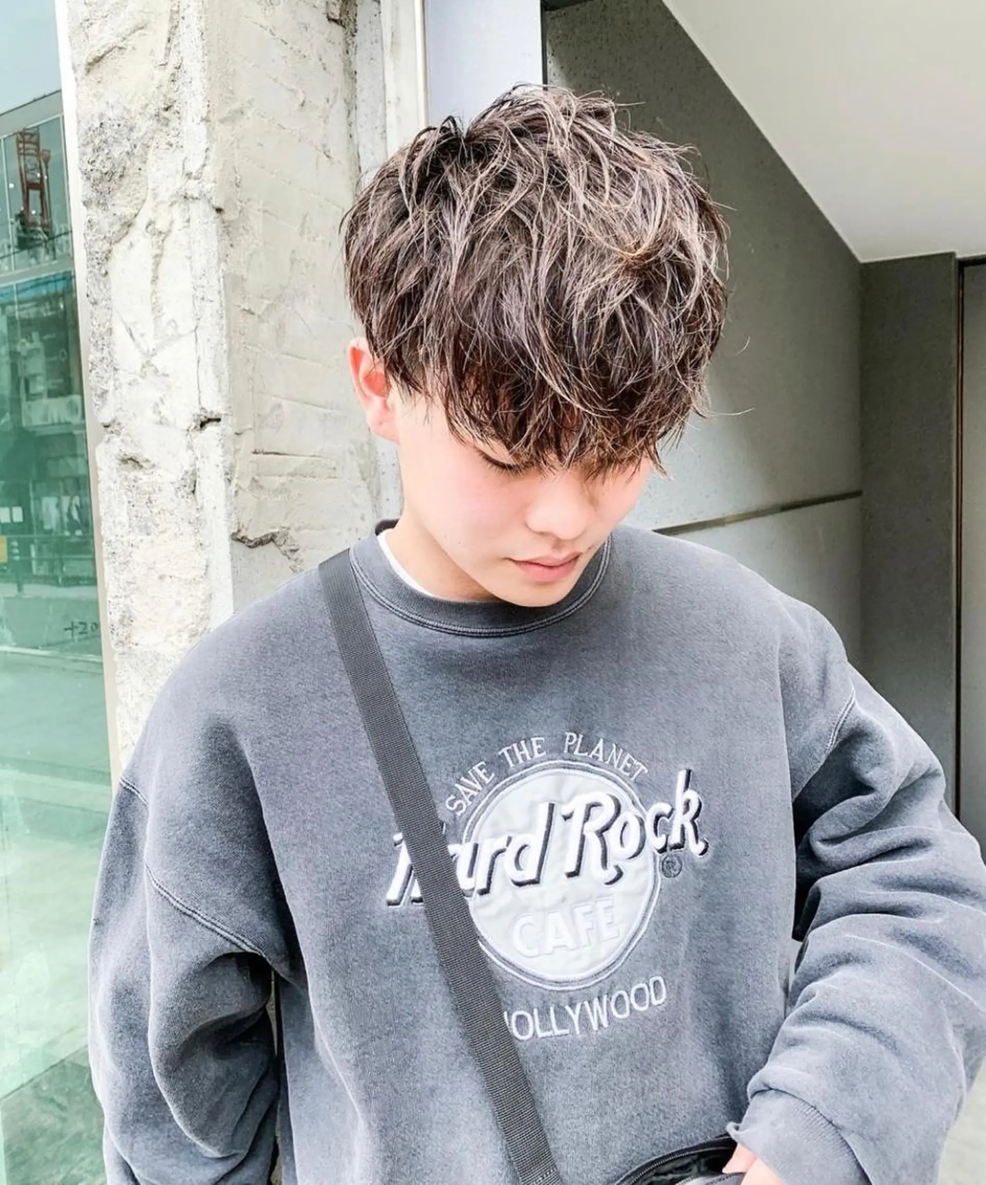 パーマ メンズ カット ヘアカラー トリートメント メンズ似合わせ🪞 kotoriのヘアスタイル