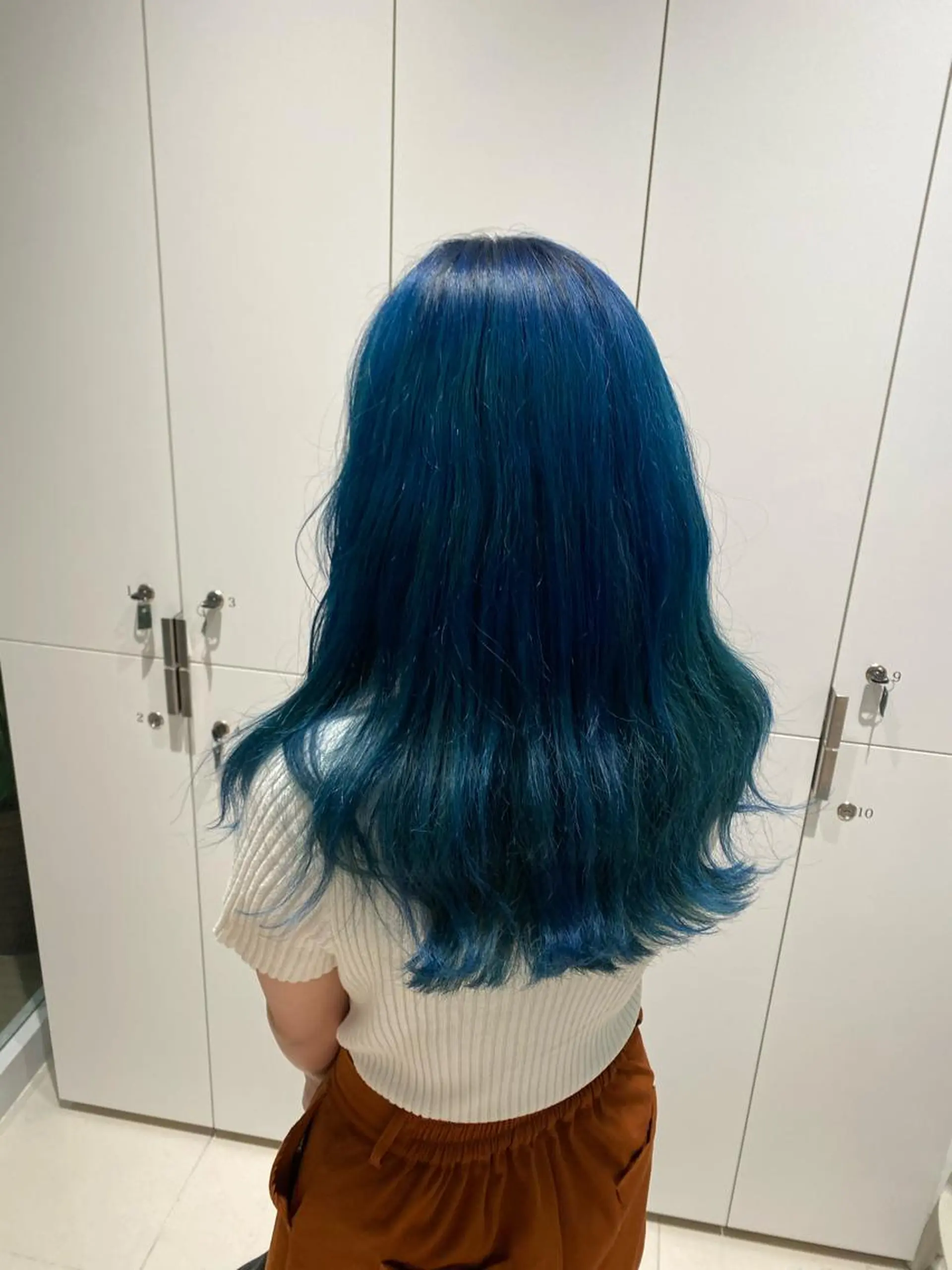 セミロング カラー ナチュラル/韓国💎 haruka 💎のヘアスタイル