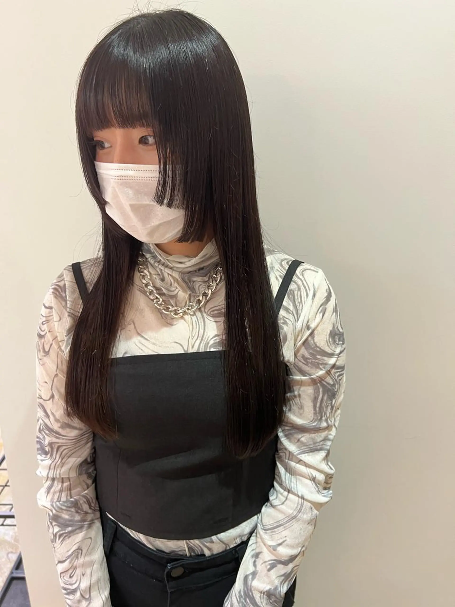 ロング カラー カット MARU パーマ/レイヤーのヘアスタイル