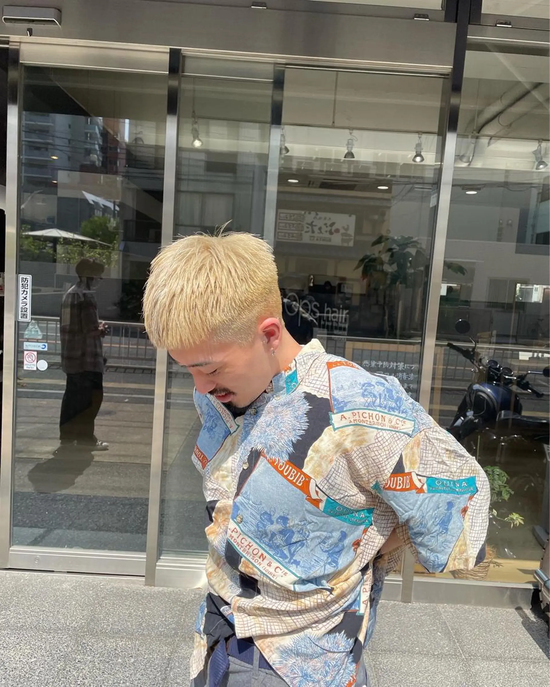 ショート カラー メンズ 山元 翔平(shohei)のヘアスタイル