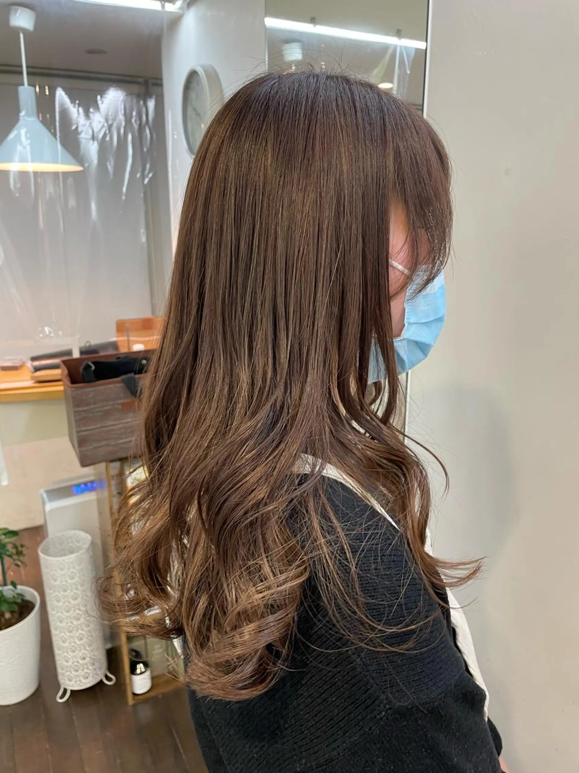 ロング デジタルパーマ🫧 韓国風ヘア🫧サクラのヘアスタイル