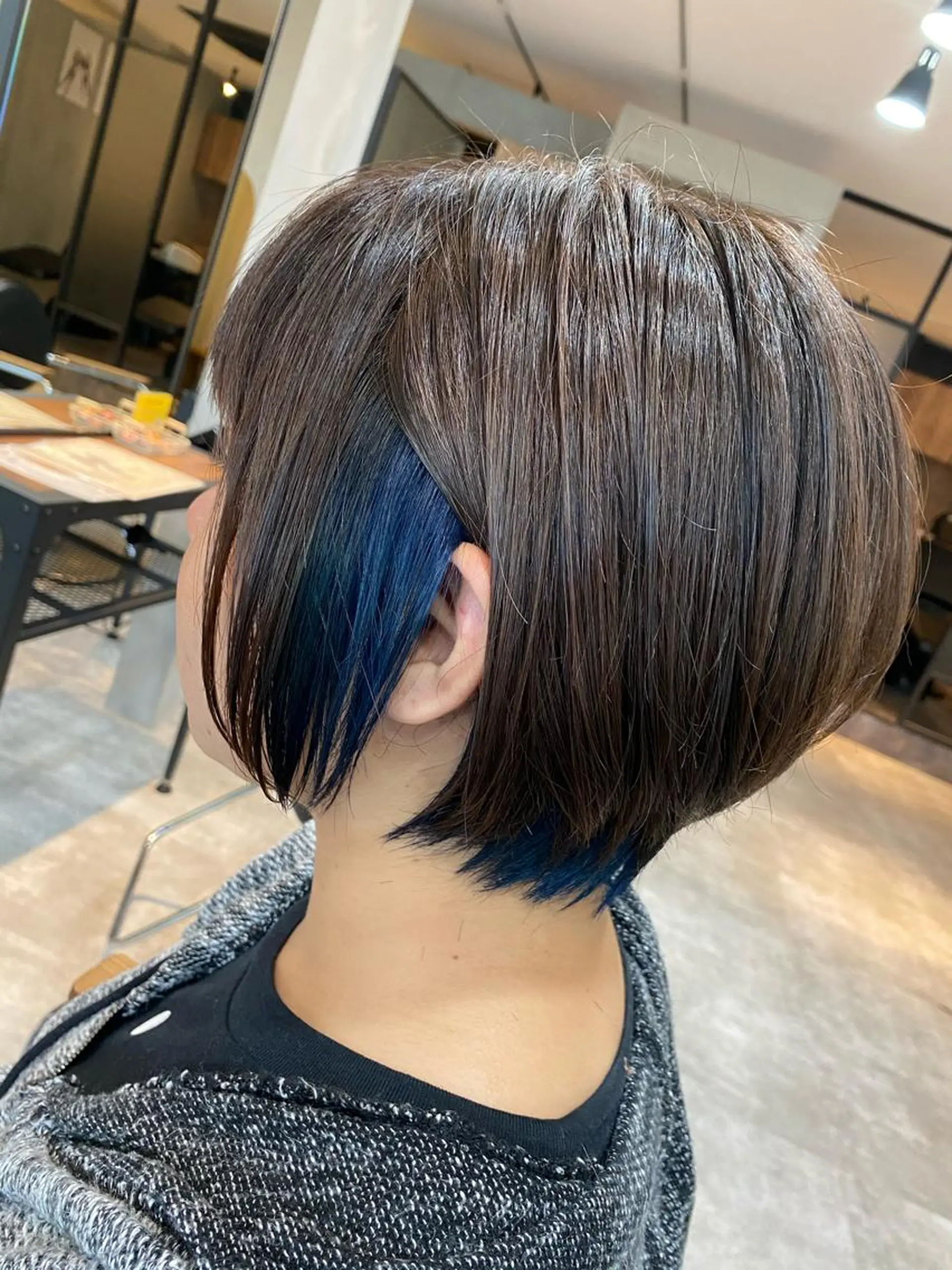 ショート カラー ヘアカラー トリートメント lafithhair ruu.南本庄のヘアスタイル