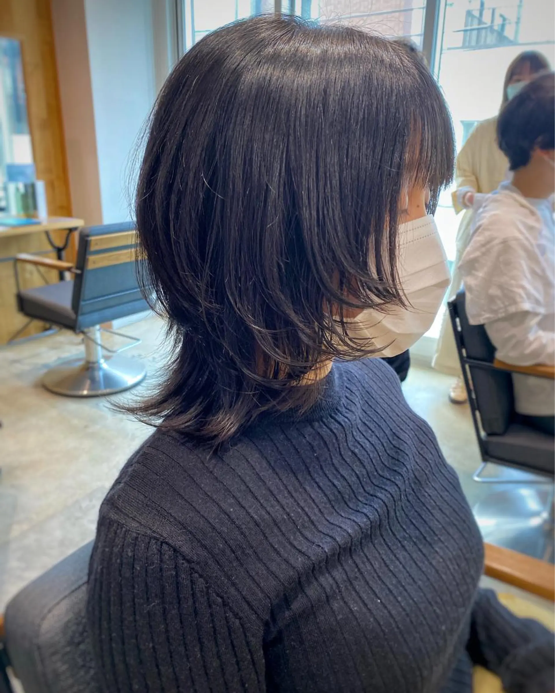 ミディアム くびれヘア くびれレイヤー レイヤーカット レイヤー/大人ボブ 渡邉【日吉美容室】のヘアスタイル