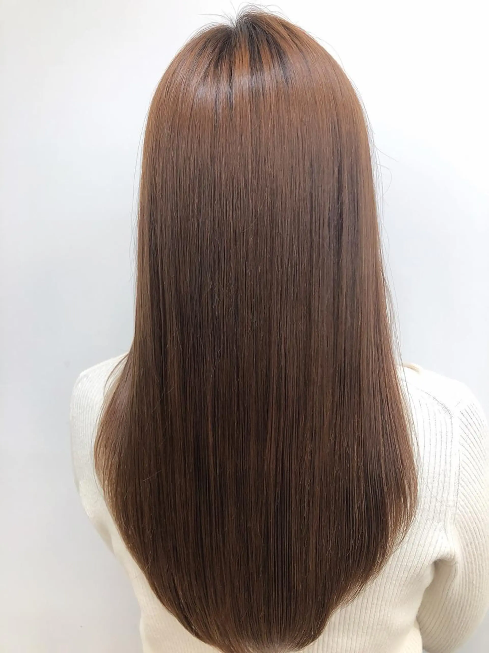 ロング 縮毛矯正 equal銀座 黒田💚のヘアスタイル