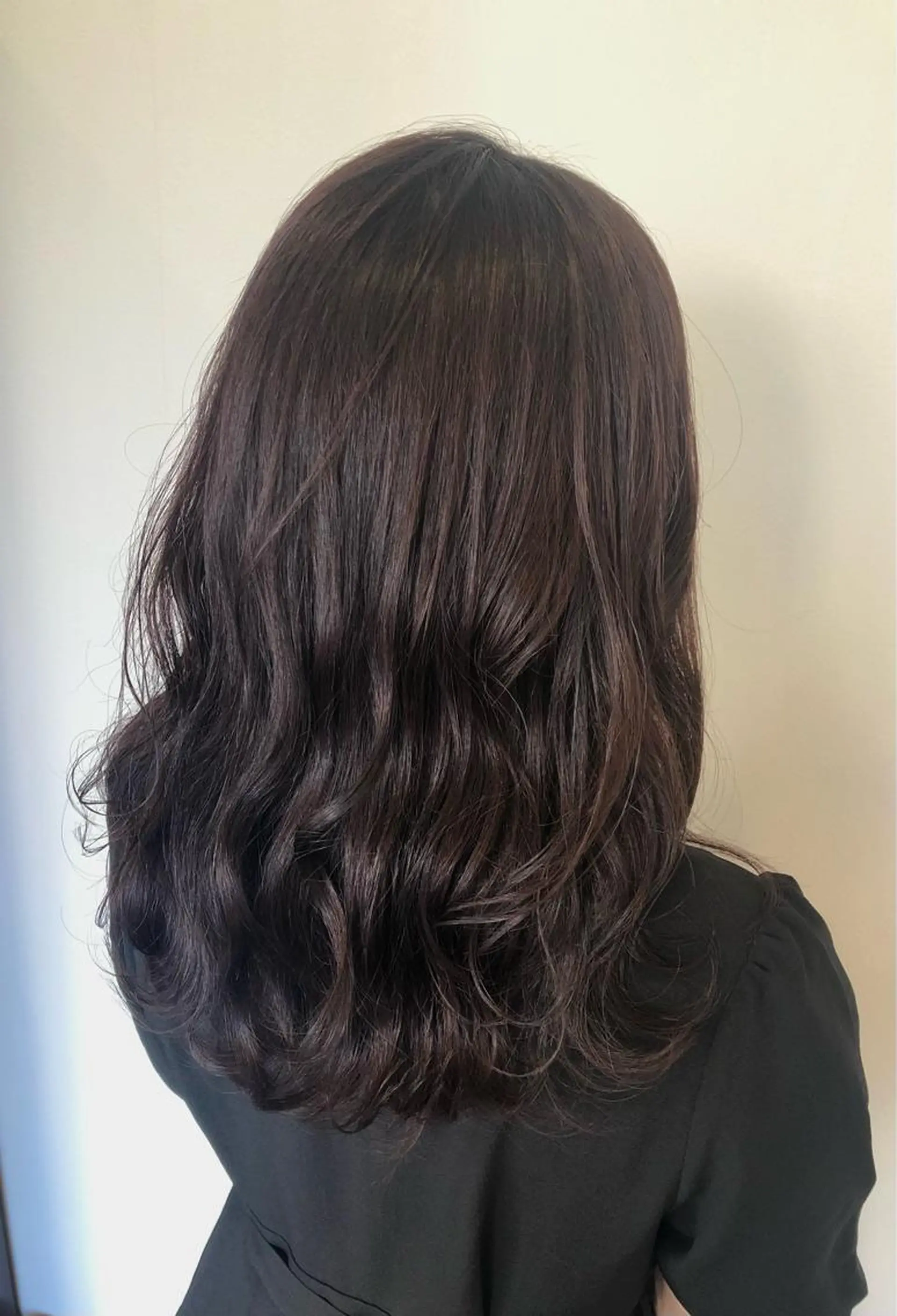 ロング カラー エドルカラー グレージュ ラベンダーカラー ラベンダーグレージュ ラベンダーグレー カット ヘアカラー トリートメント 森田 真由のヘアスタイル