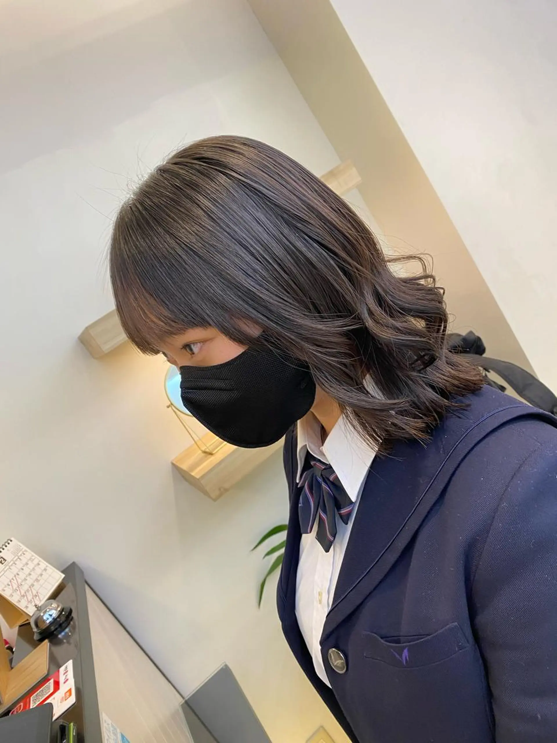 ミディアム コテ巻き風パーマ✨ かつみのヘアスタイル