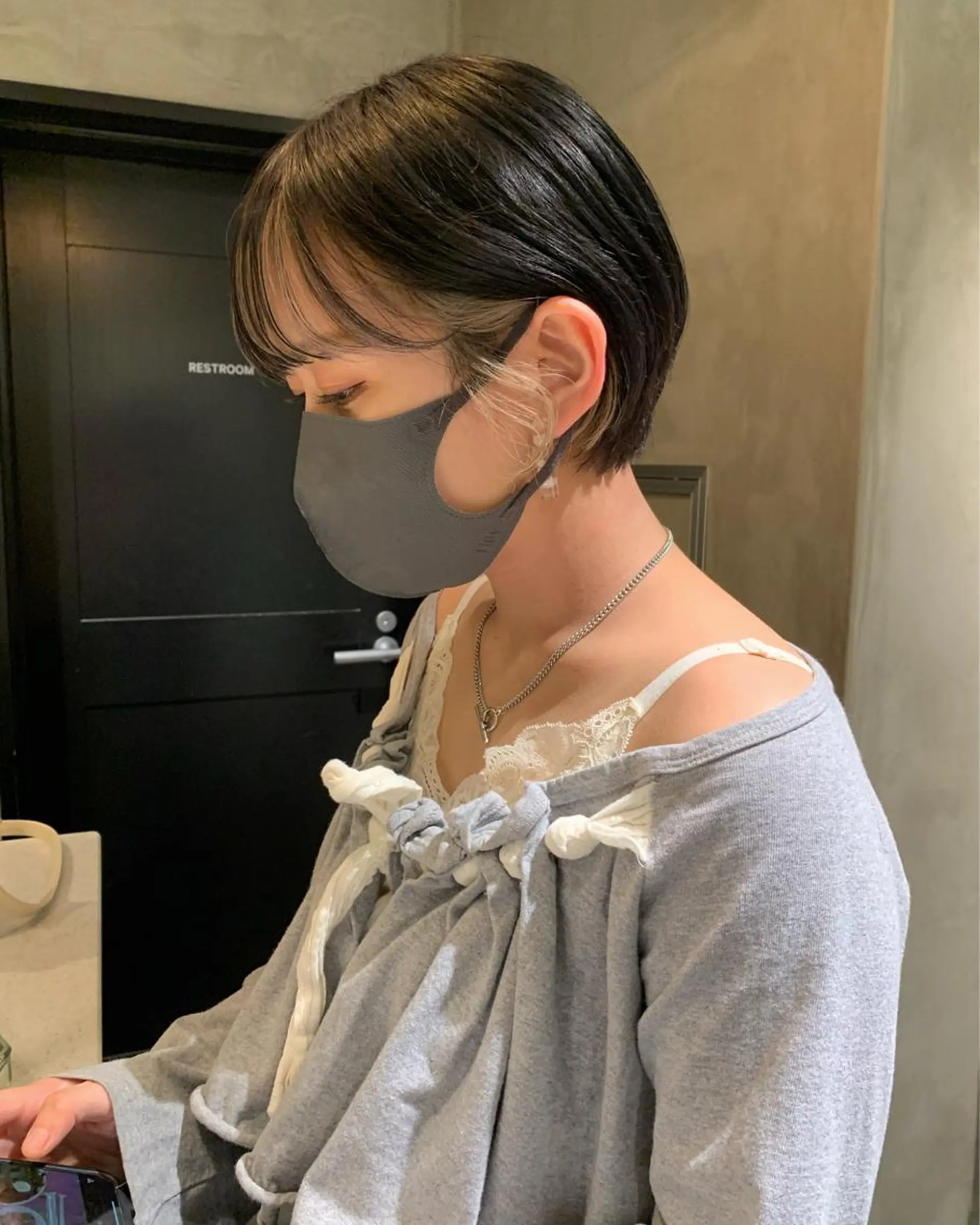 ショート カラー ヘアカラー トリートメント アンニュイヘア🪽 ayumiのヘアスタイル