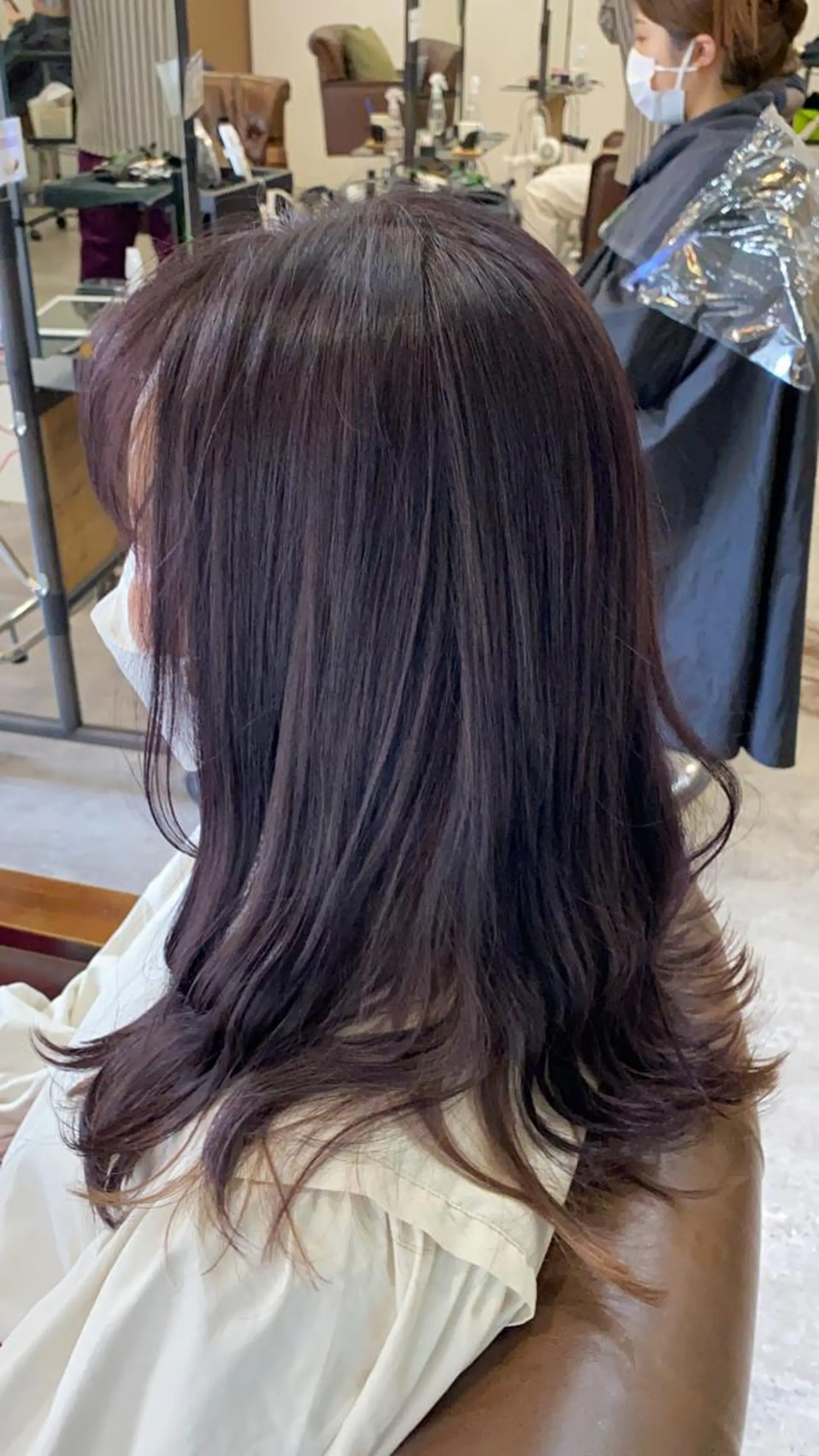 ロング カラー 🟢NEGi🟣 🫧髪質改善のヘアスタイル