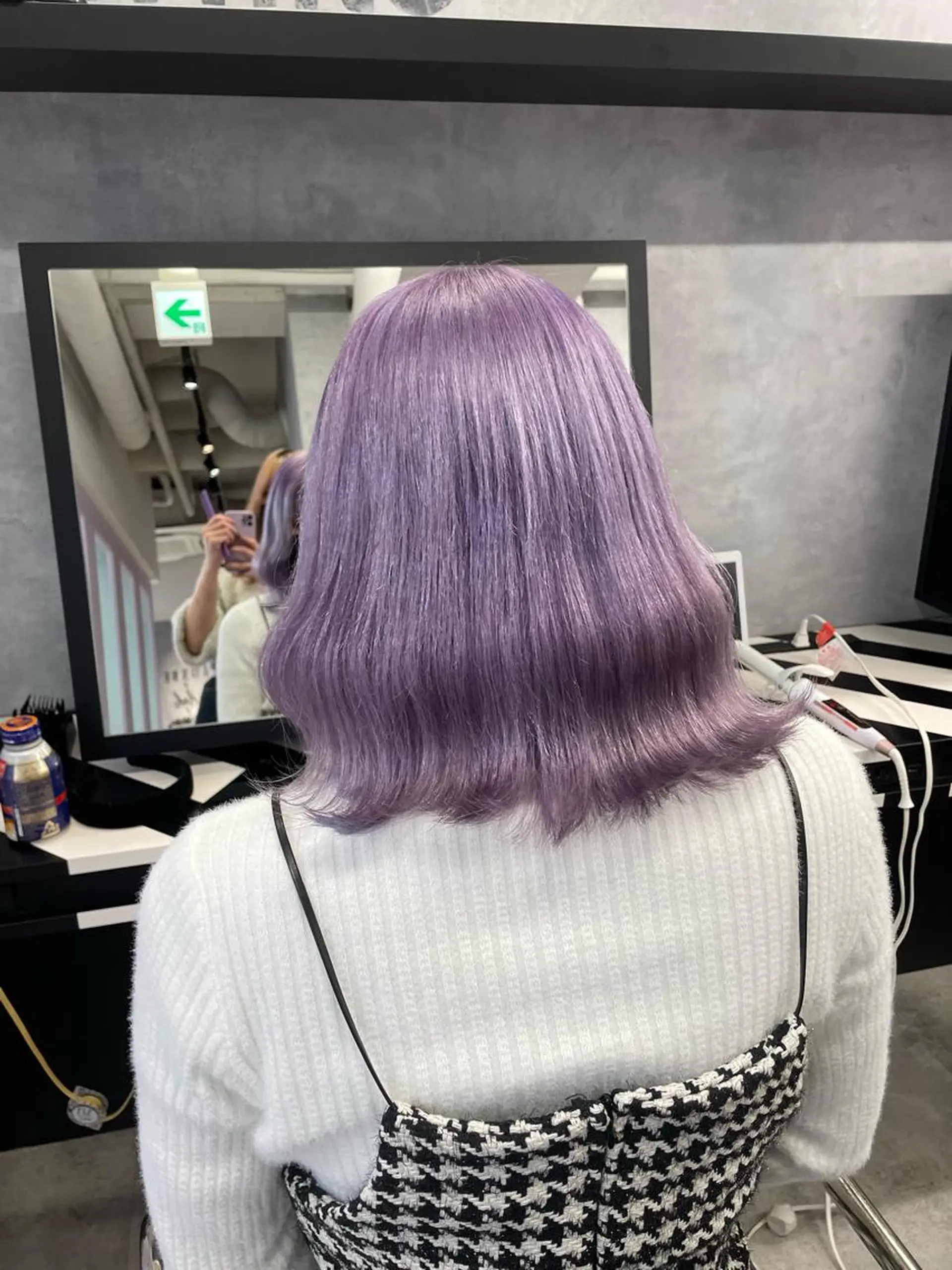 セミロング Cielro/ダブル カラー/西田咲希のヘアスタイル