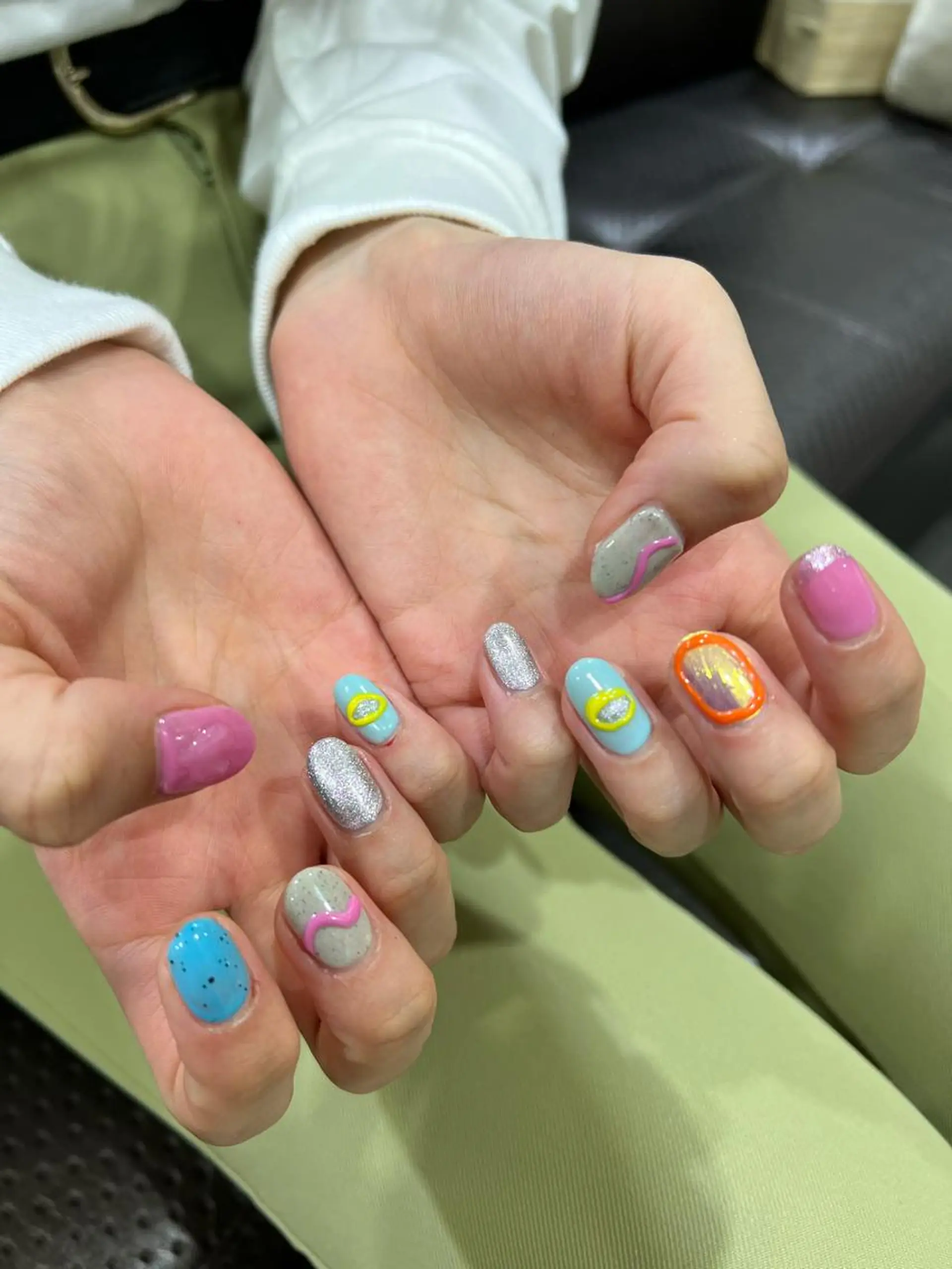 ネイル ハンドネイル 韓国🩶Y2Kネイル 💫くれはのネイルデザイン