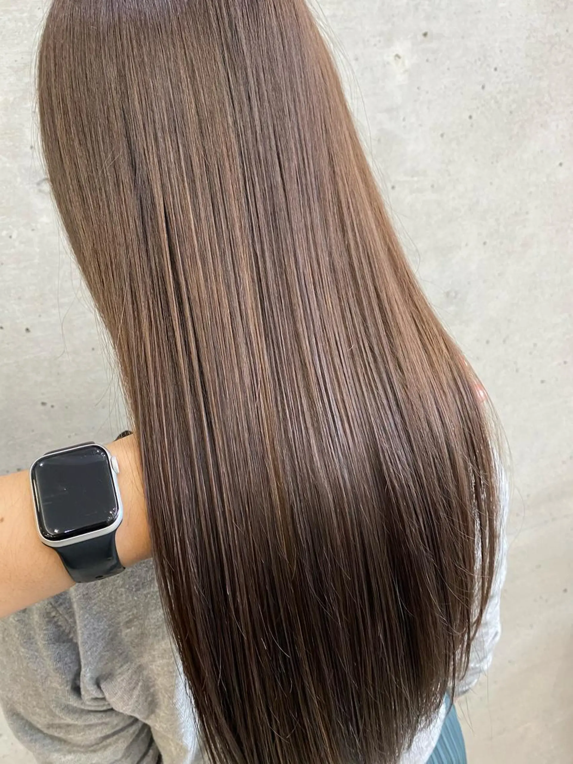 ロング カラー トリートメント 大栗 佑也  髪質改善のヘアスタイル