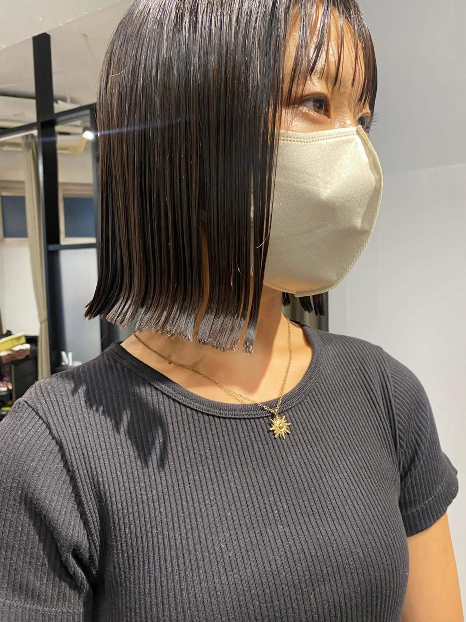 ショート カラー カット ヘアカラー トリートメント センターパート/ 暖色カラーayuのヘアスタイル