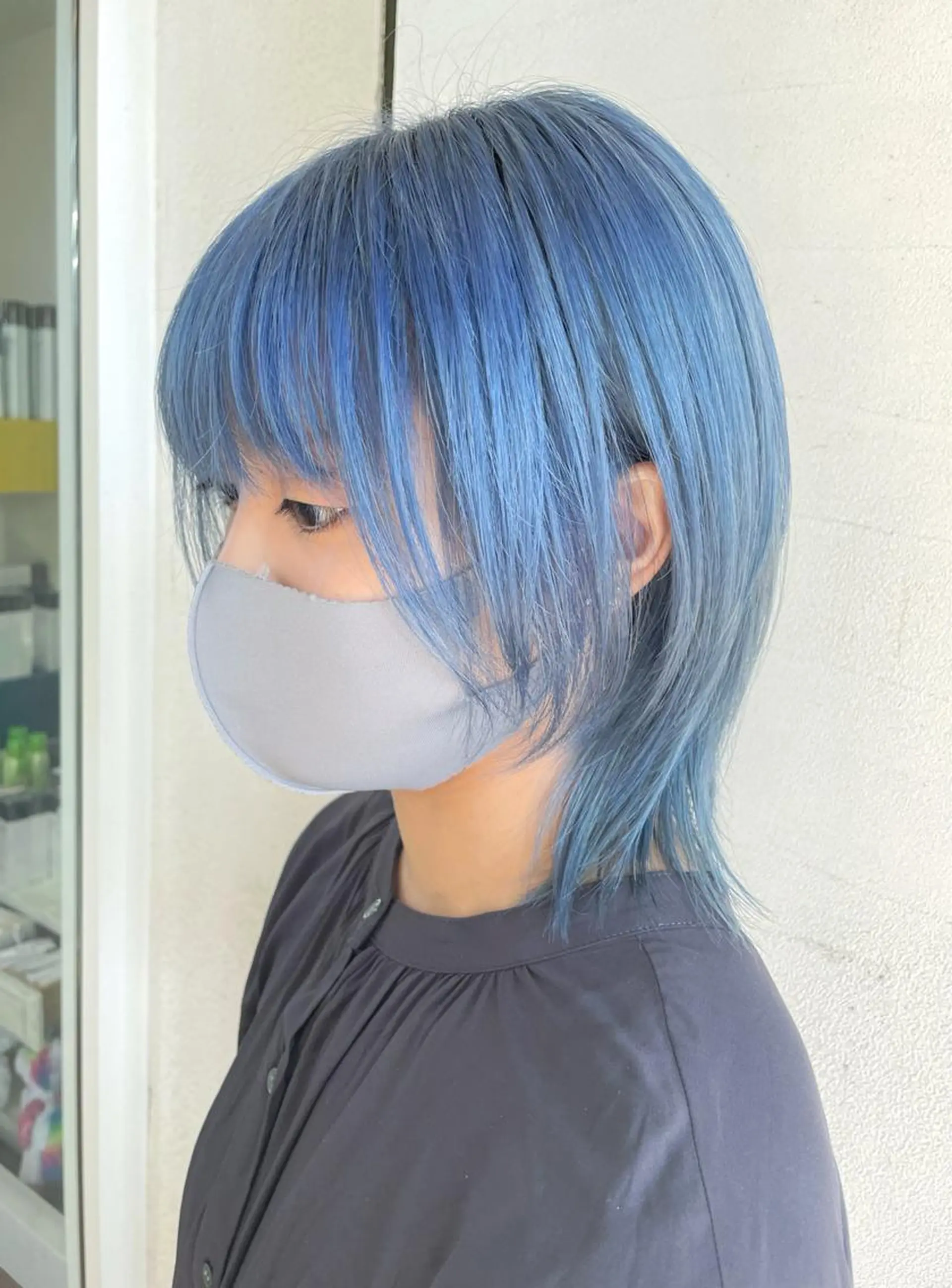 ショート カラー ブリーチ 限定1名撮影モデル 村中衣里のヘアスタイル