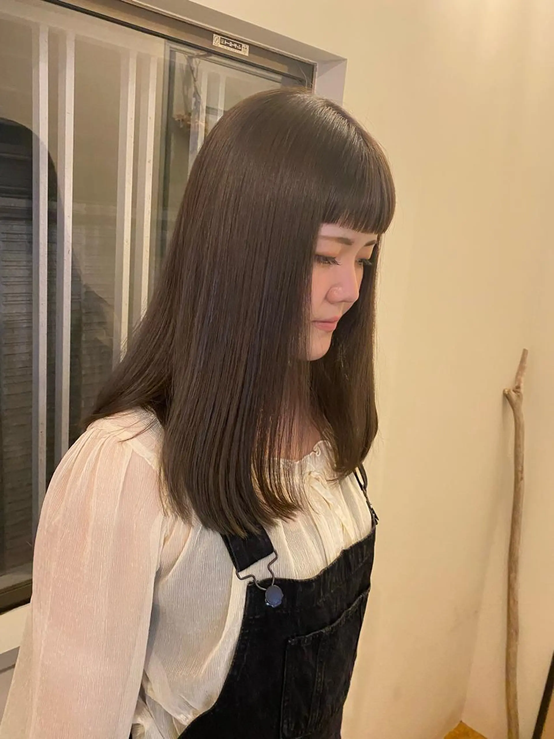 カラー 透明感カラー ハイライトカラー ムナカタ アカリのヘアスタイル