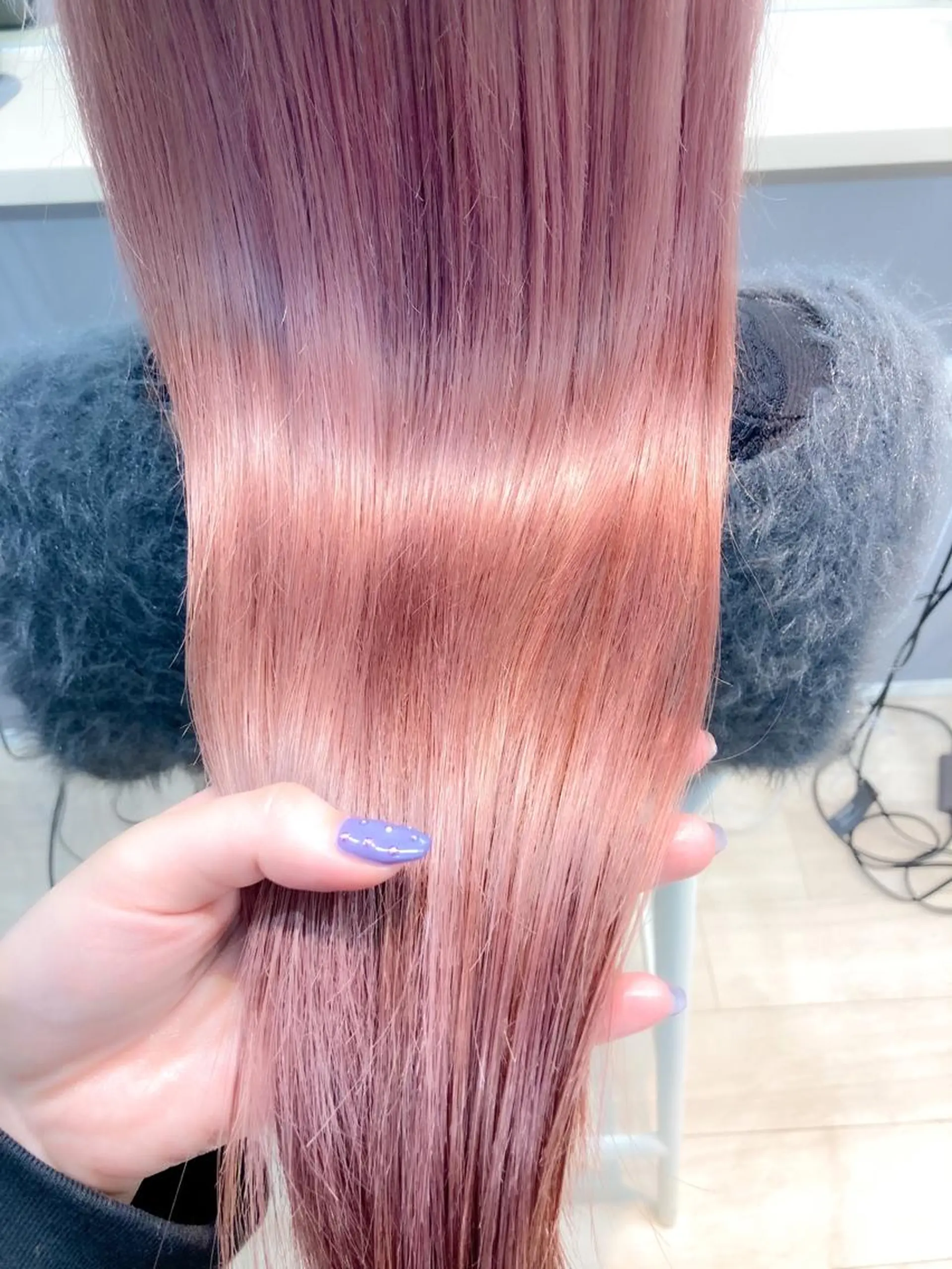 ロング カラー ヘアアレンジ ピンクカラー ☁️hinako☁️ 1HAVANAのヘアスタイル