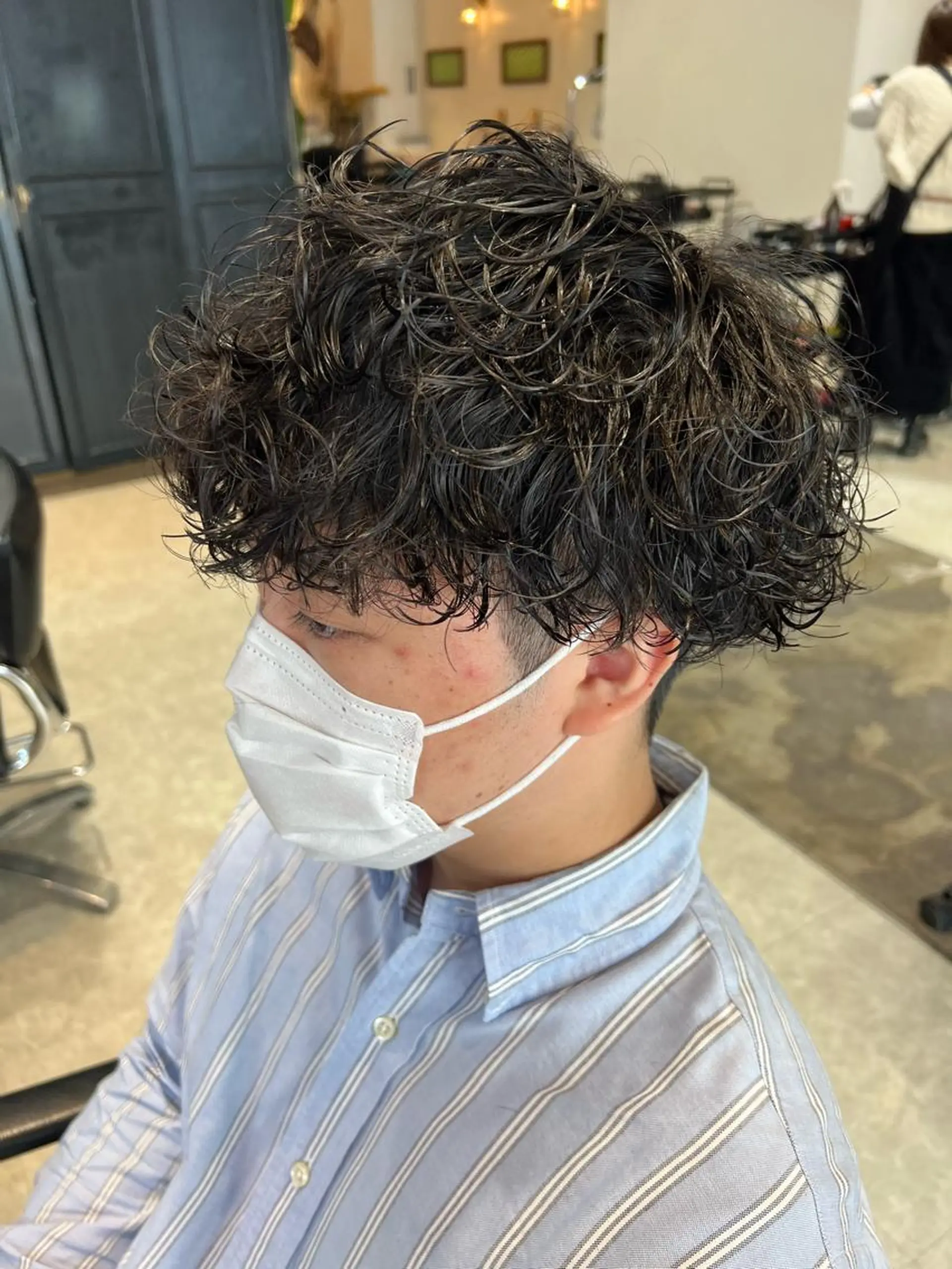 ショート カット パーマ バレイヤージュ職人 🔥代表YU-SHIのヘアスタイル