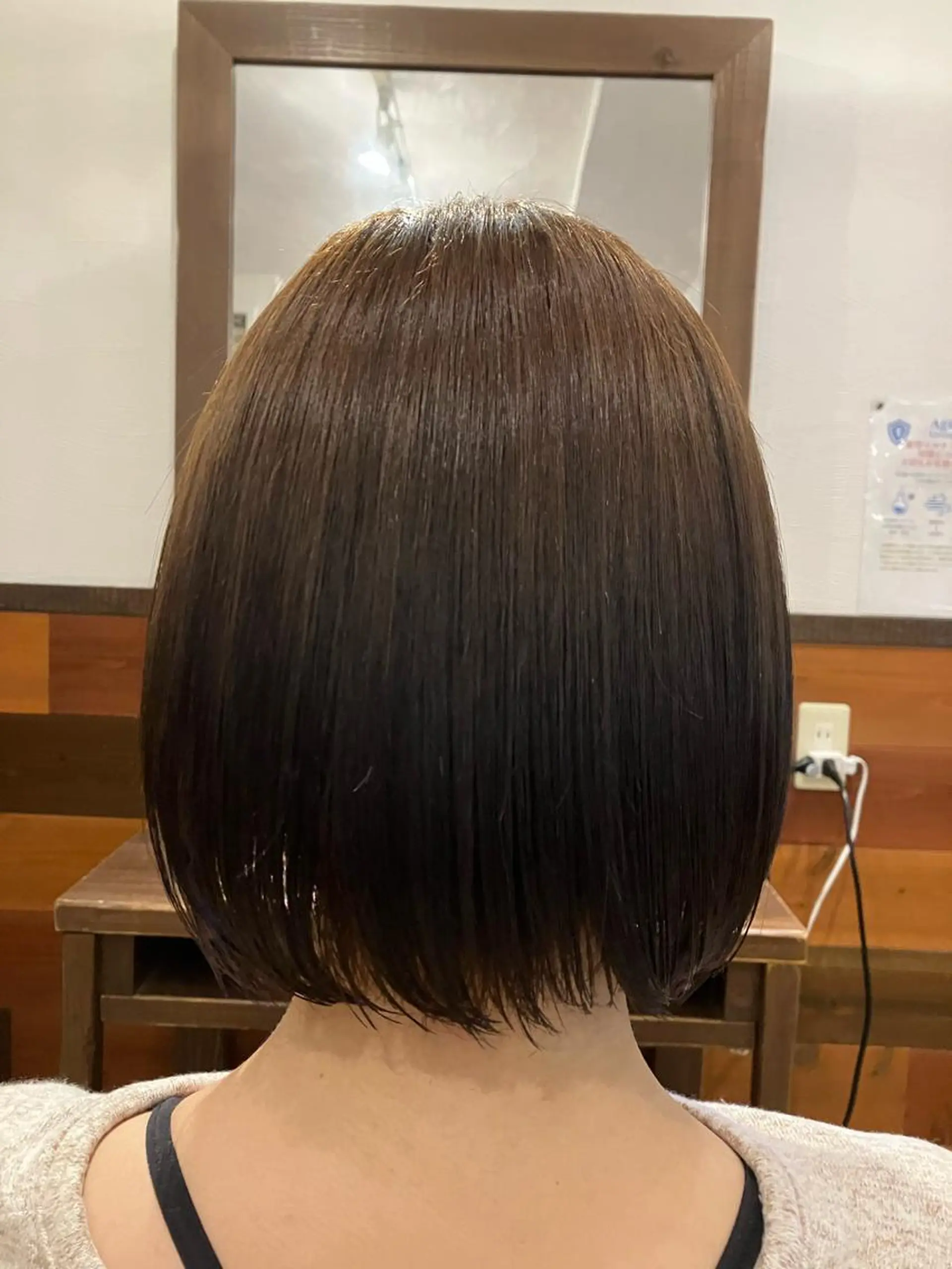 パーマ ボブ ストレートパーマ S Sのヘアスタイル
