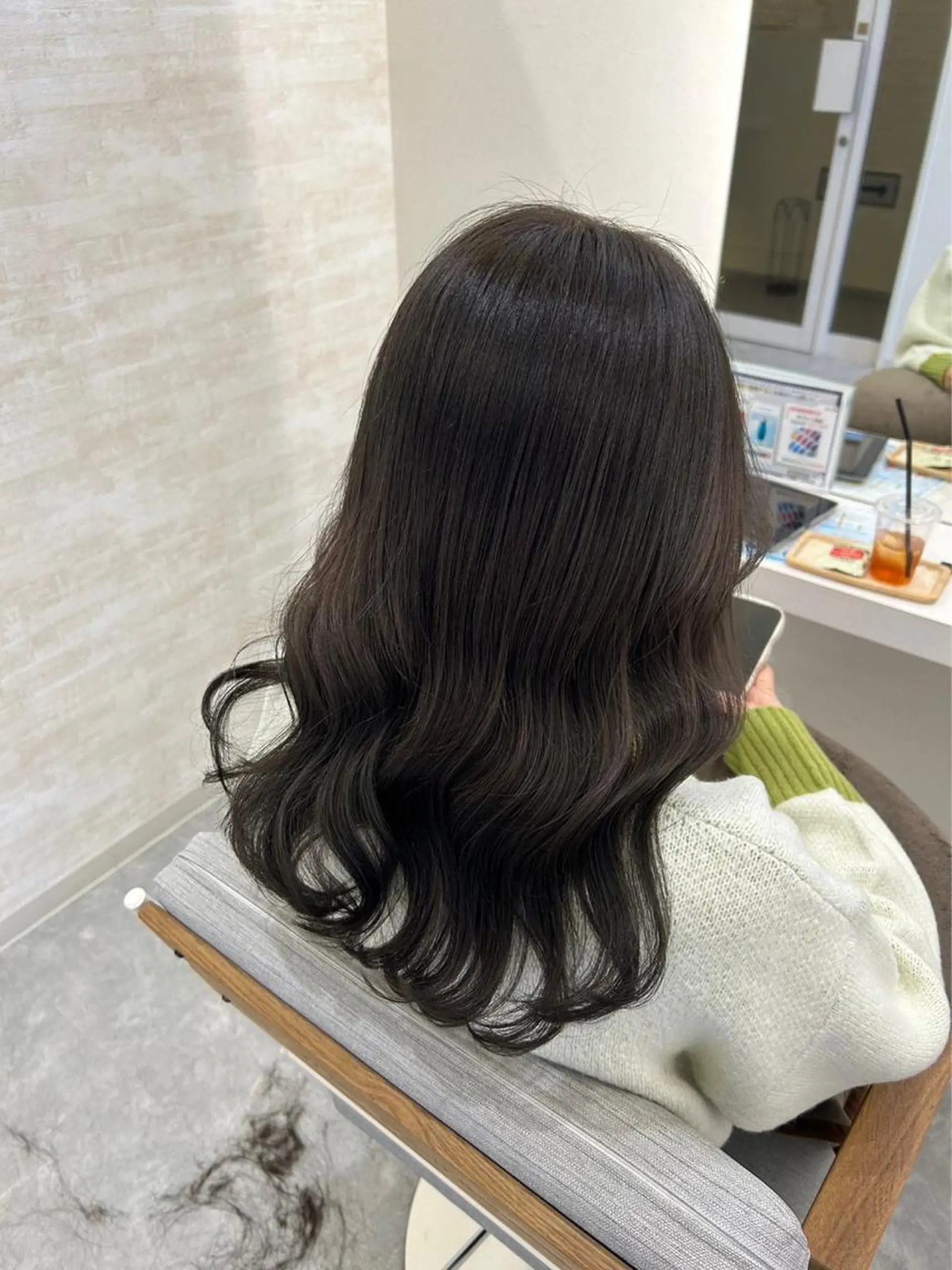 セミロング カラー 髪質改善&ヘアケア /菊池琉那のヘアスタイル