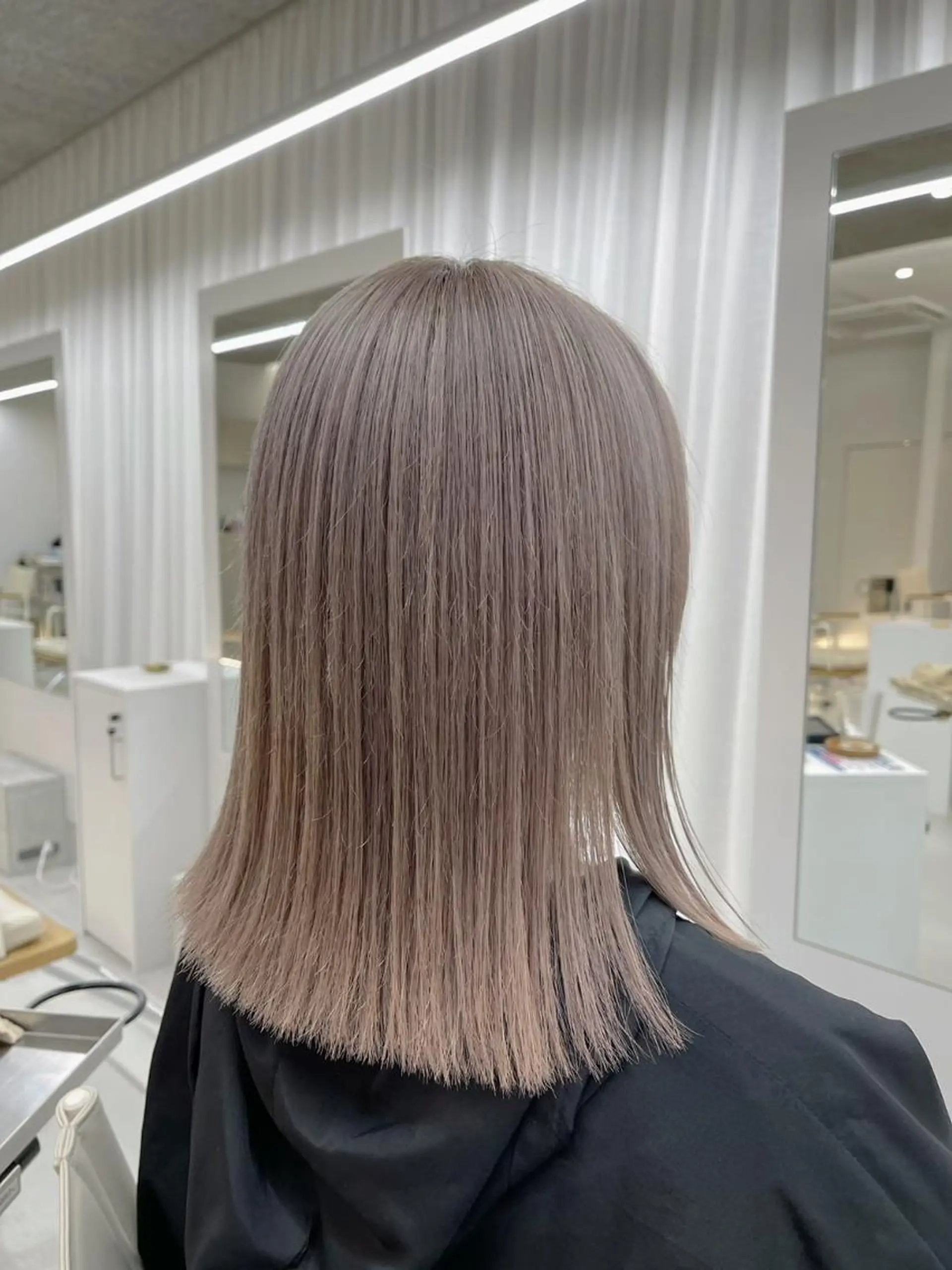 ミディアム カラー ヘアカラー 透明感カラー/暗髪/ ブリーチ/reinaのヘアスタイル