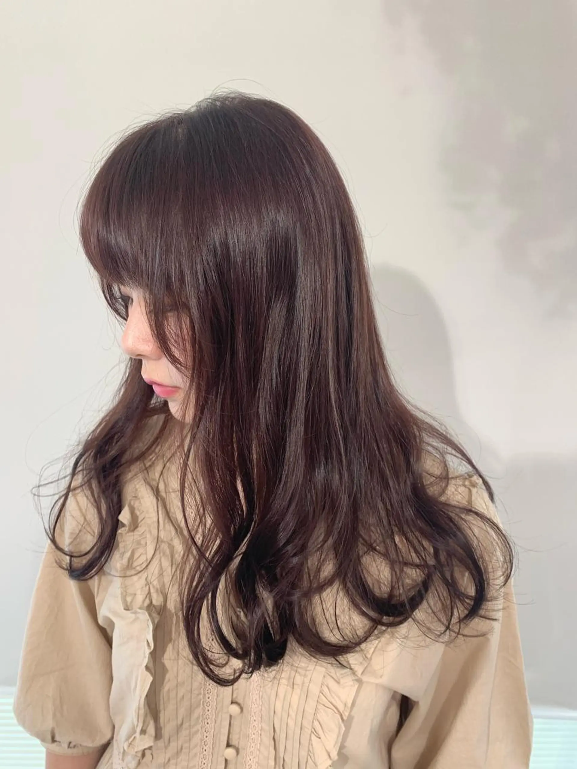 ロング カラー パーマ ヘアアレンジ 加藤 綾華のヘアスタイル