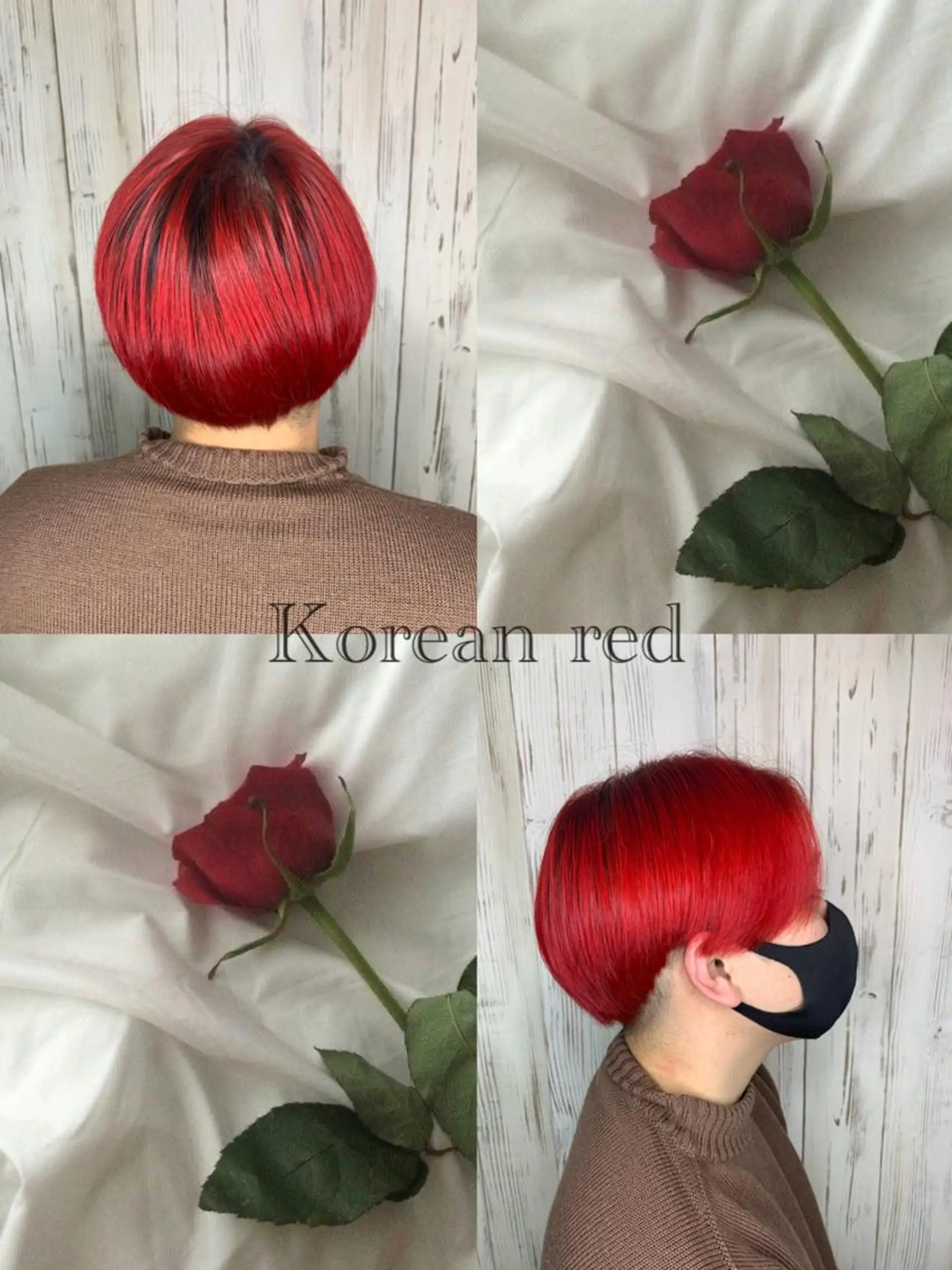 メンズ ヘアカラー ヲタク美容師 店長　上原のヘアスタイル