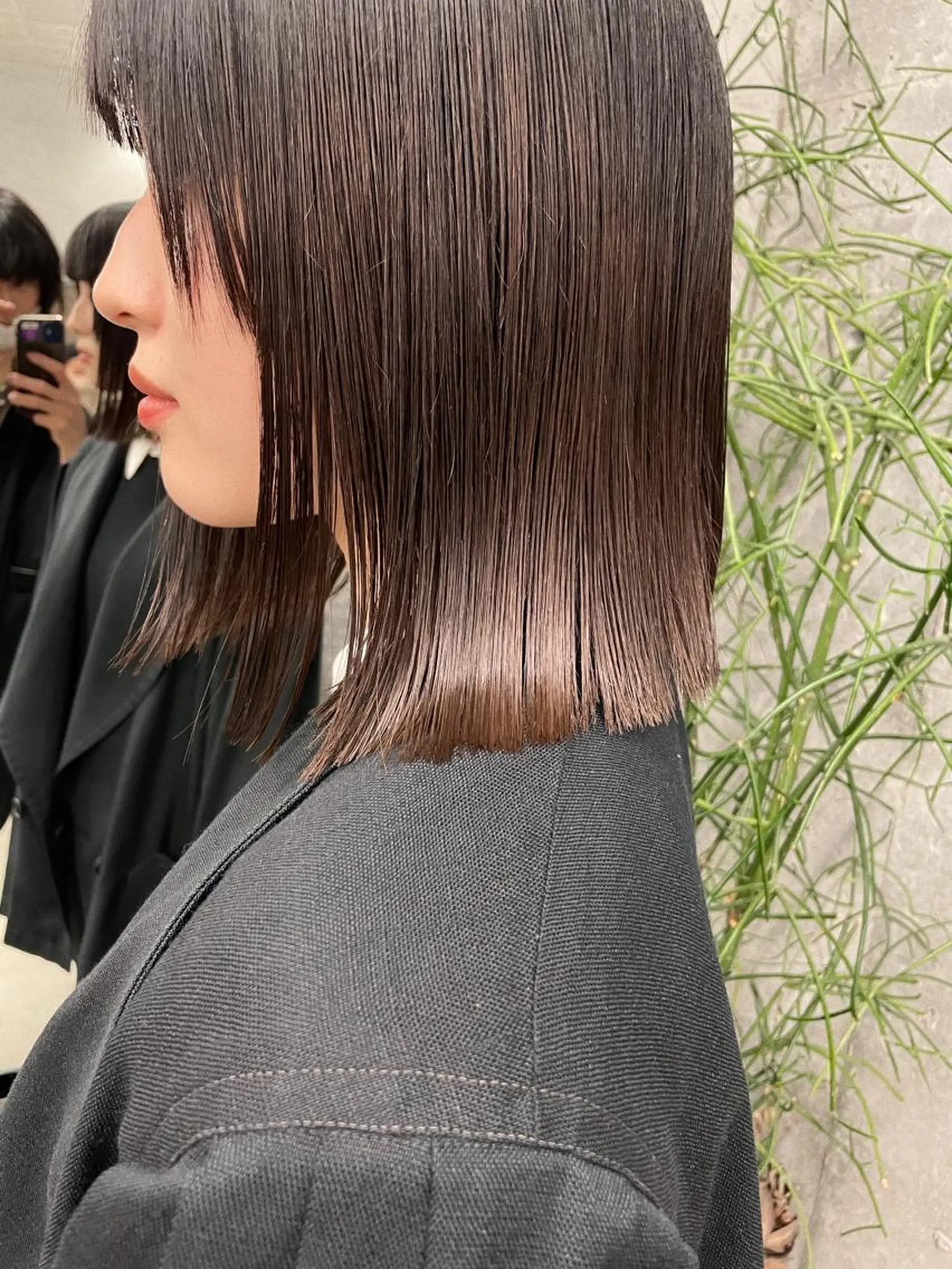 ミディアム カラー カット ヘアカラー トリートメント センスをお届けします 大谷将生infpのヘアスタイル