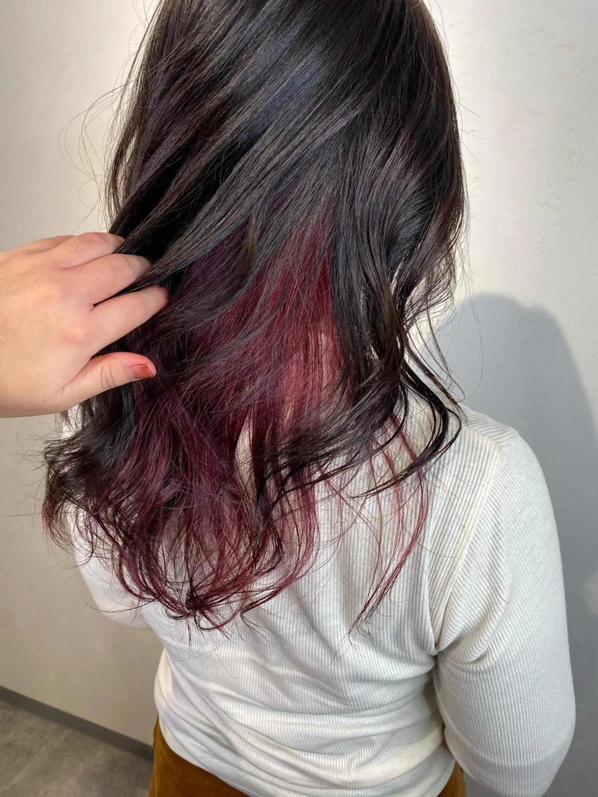 セミロング カット ヘアカラー トリートメント _WHITE 天神店のヘアスタイル