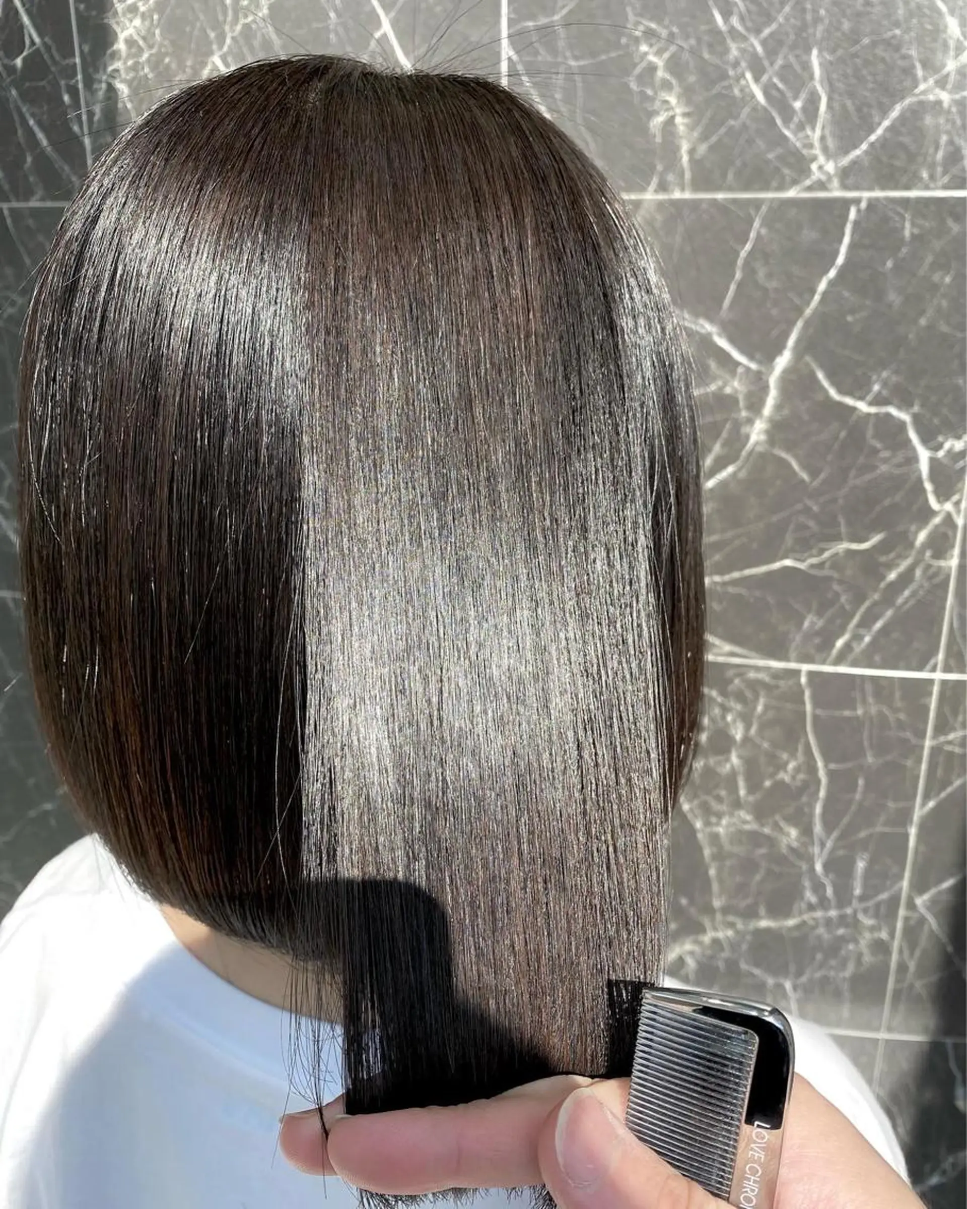 ミディアム 🔸縮毛矯正/髪質 改善カラー石崎🔸のヘアスタイル