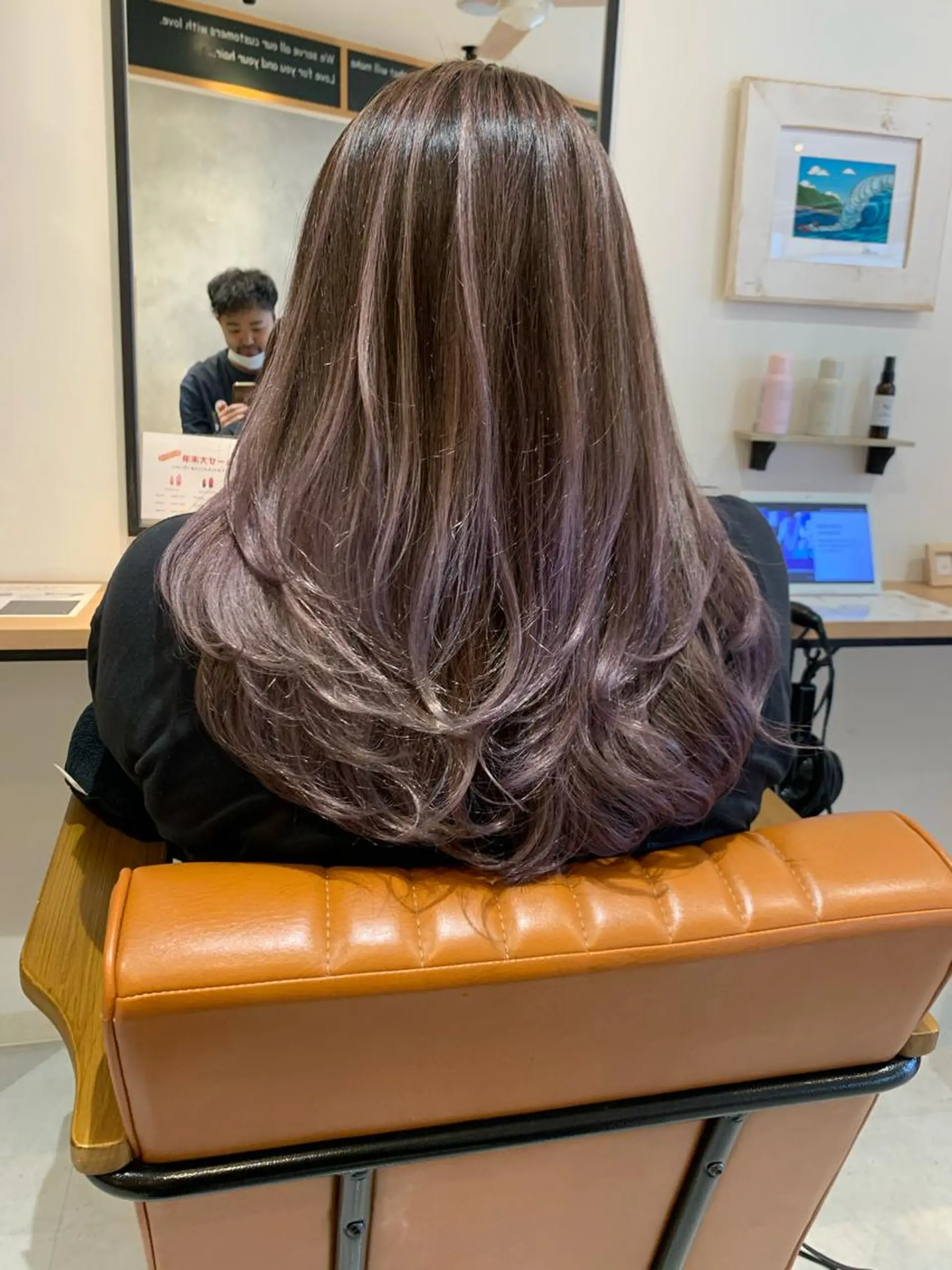 セミロング レイヤーカット オーナースタイリスト 宗正淳志のヘアスタイル