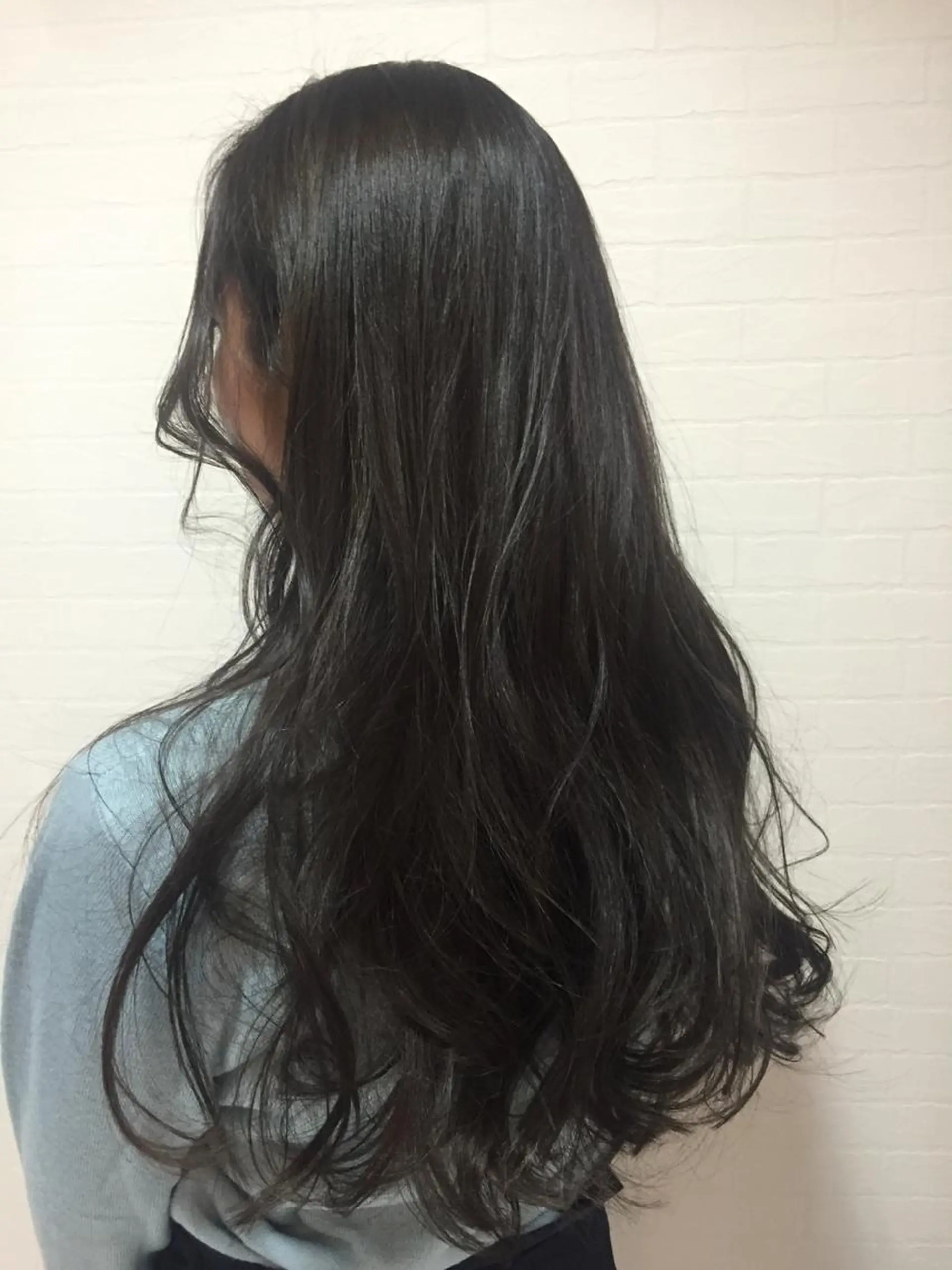 ロング カラー グレージュ フラットラッシュ/ LEDマツエク/石原のマツエク・マツパデザイン