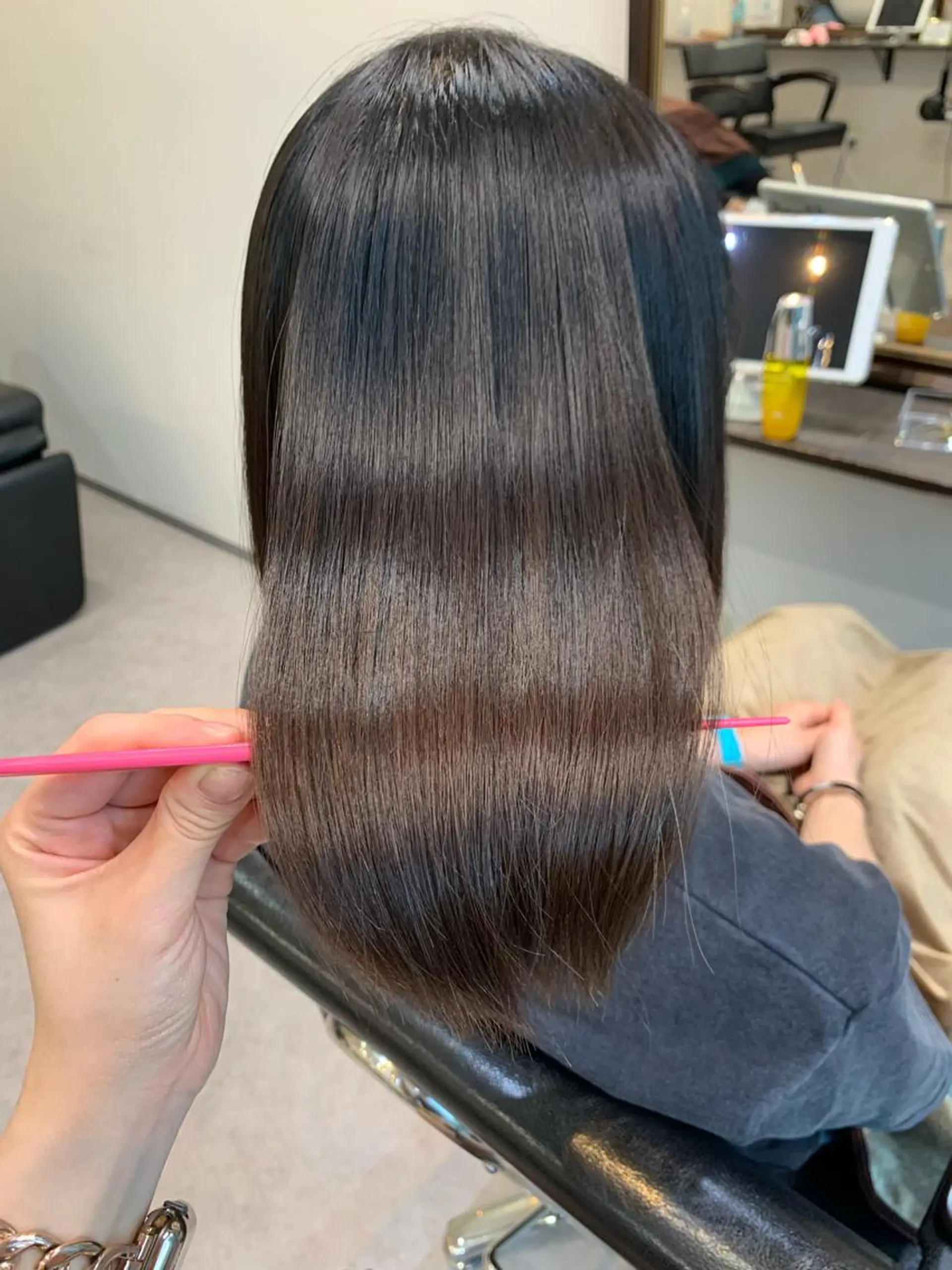 ミディアム 髪質改善 トリートメント 酸熱トリートメント/ 髪質改善🌟玉井香奈のヘアスタイル