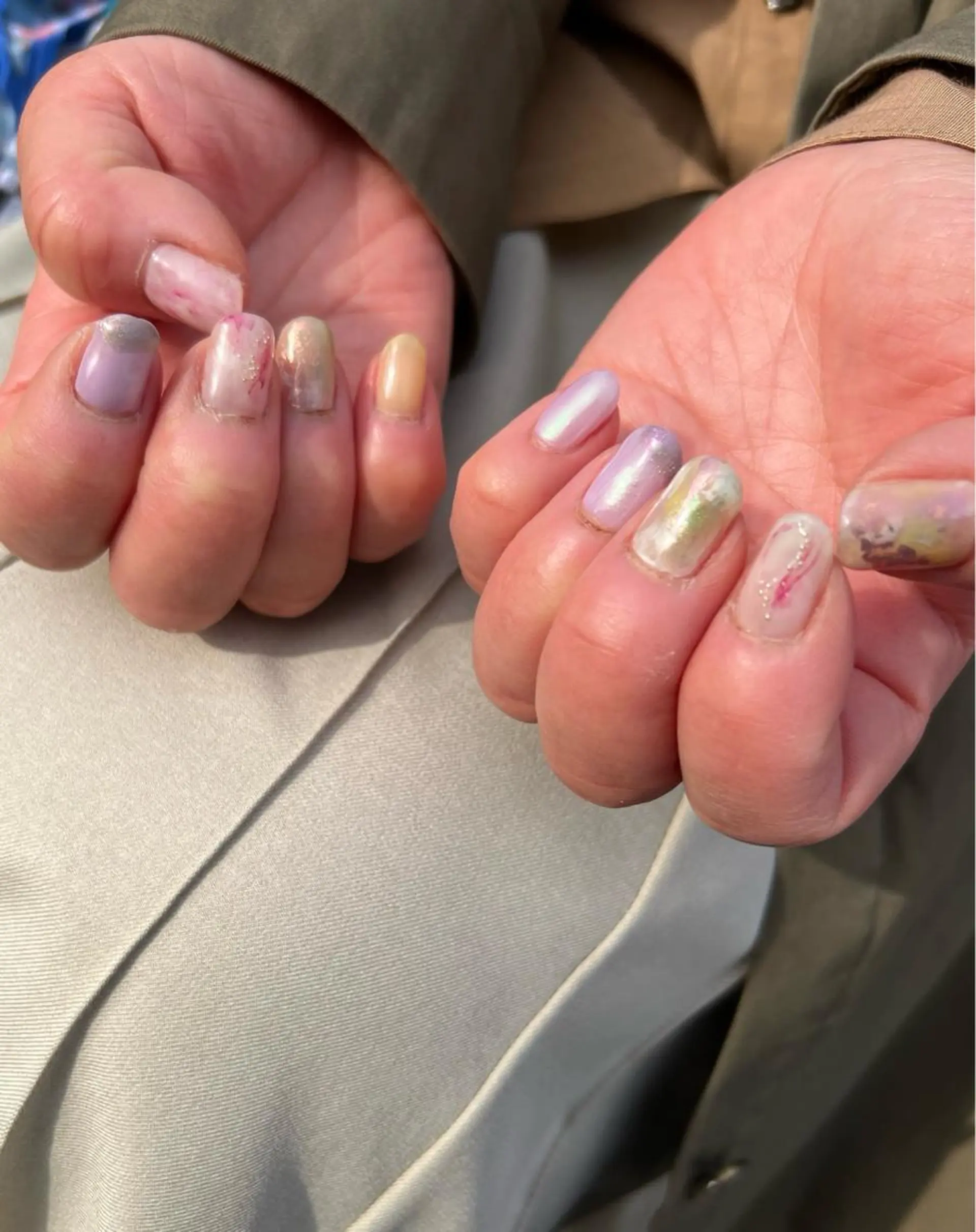 ネイル ニュアンスネイル ハンドネイル Asayama Ayamiのネイルデザイン