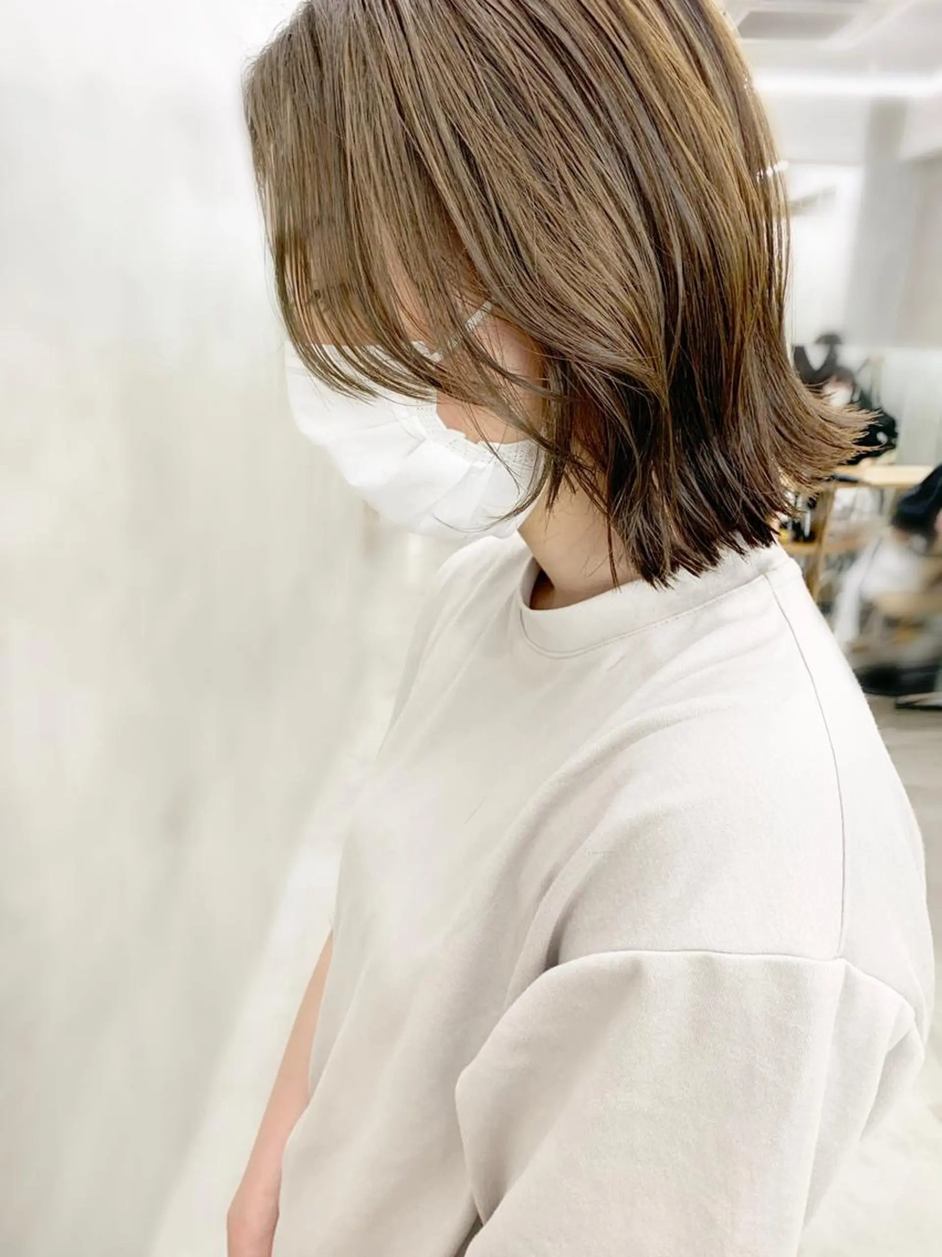 カラー グレージュ イルミナカラー ヘッドスパ (女性限定)🍋モエのヘアスタイル