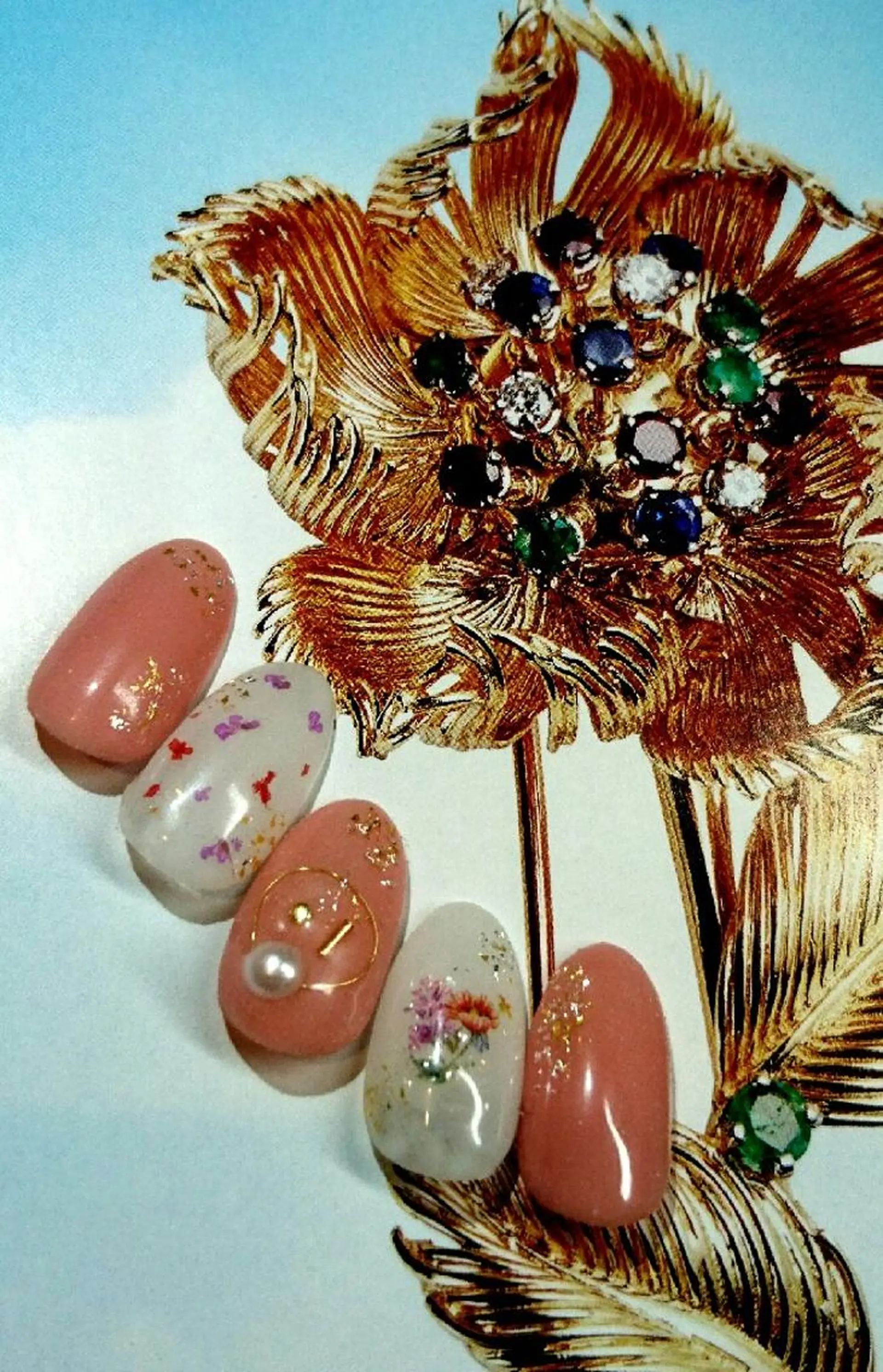 ネイル 春ネイル ティーエヌ 金山駅東口店のネイルデザイン