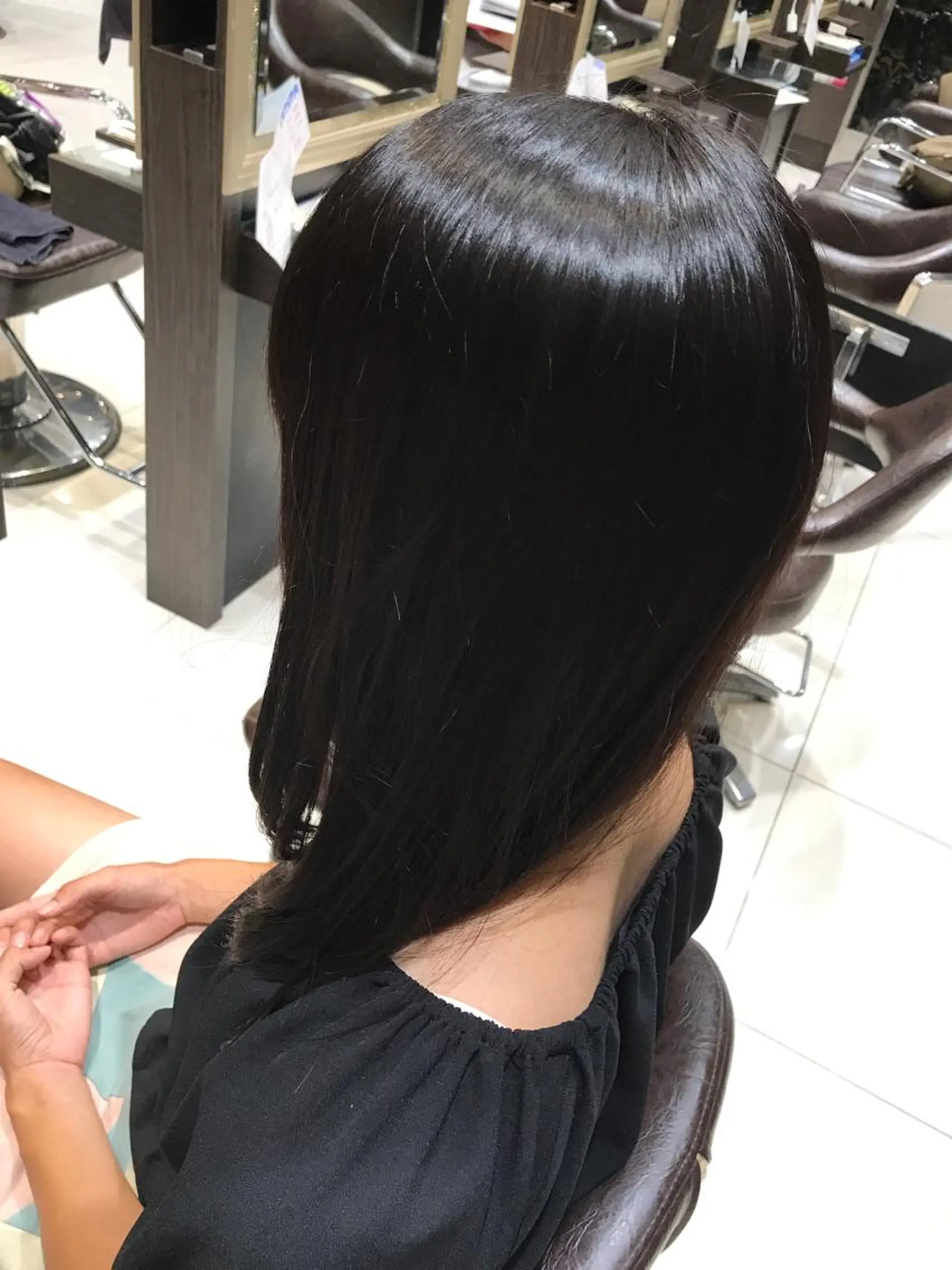 ロング アッシュ yui .のヘアスタイル