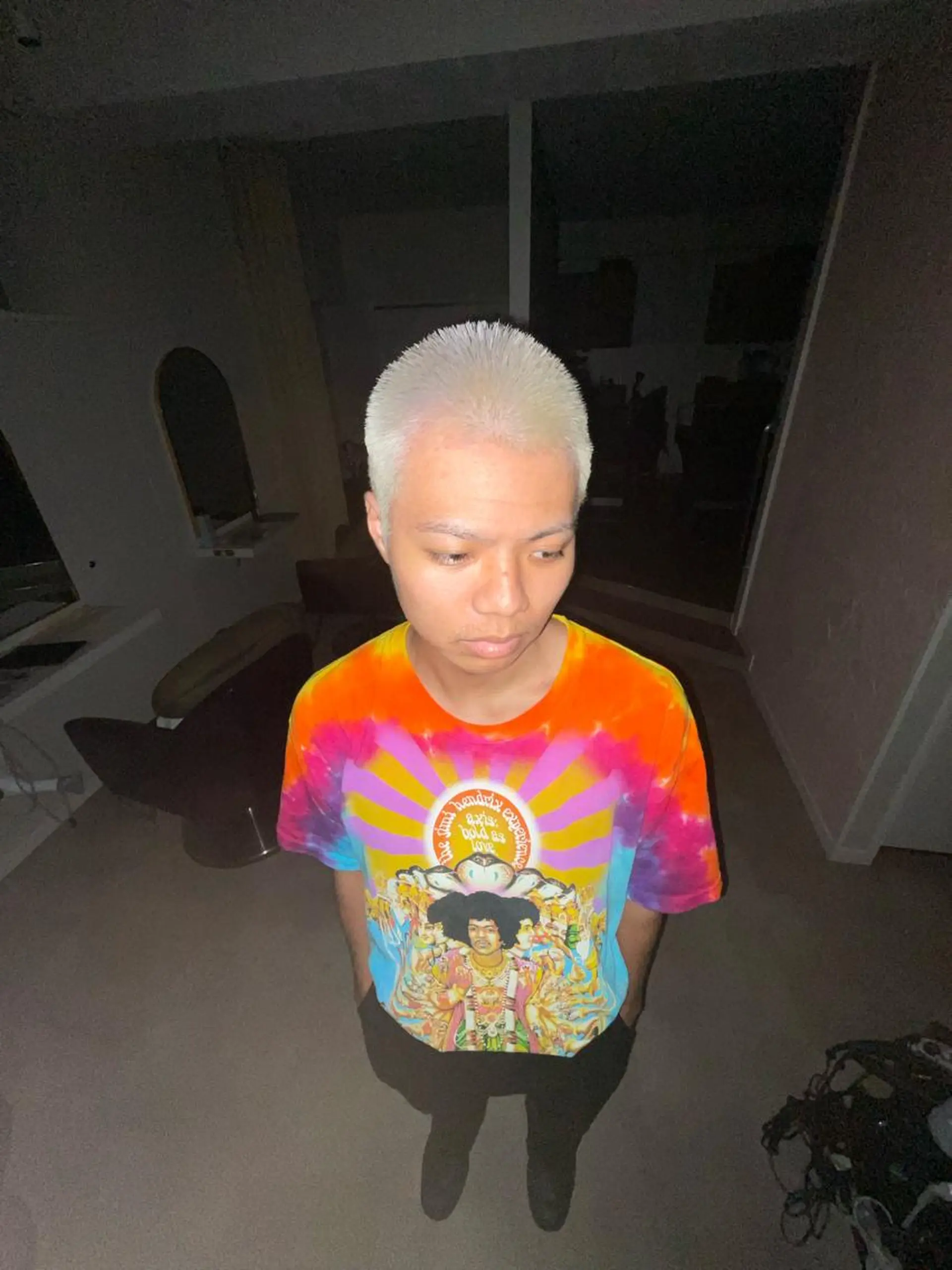 ショート カラー メンズ 松永 梨央のヘアスタイル