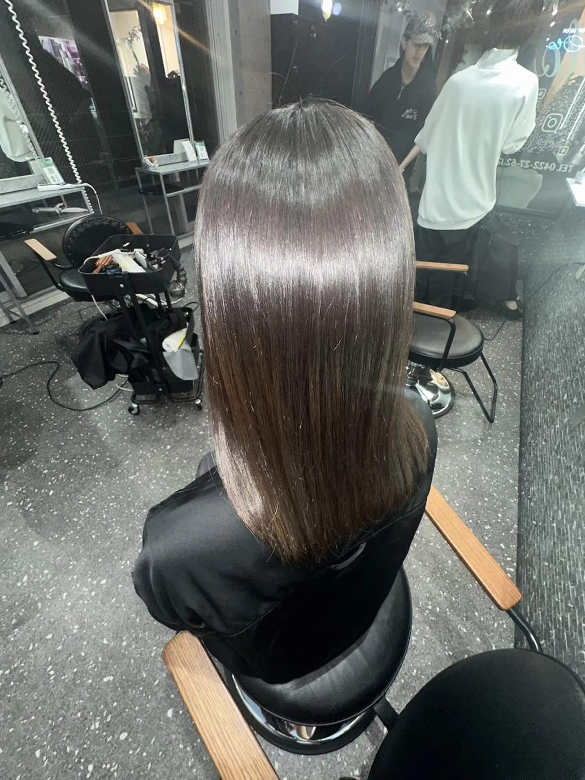 カラー ロング カット ヘアカラー 縮毛矯正 トリートメント 髪質改善⭐️縮毛矯正 中野⭐️Rinaのヘアスタイル