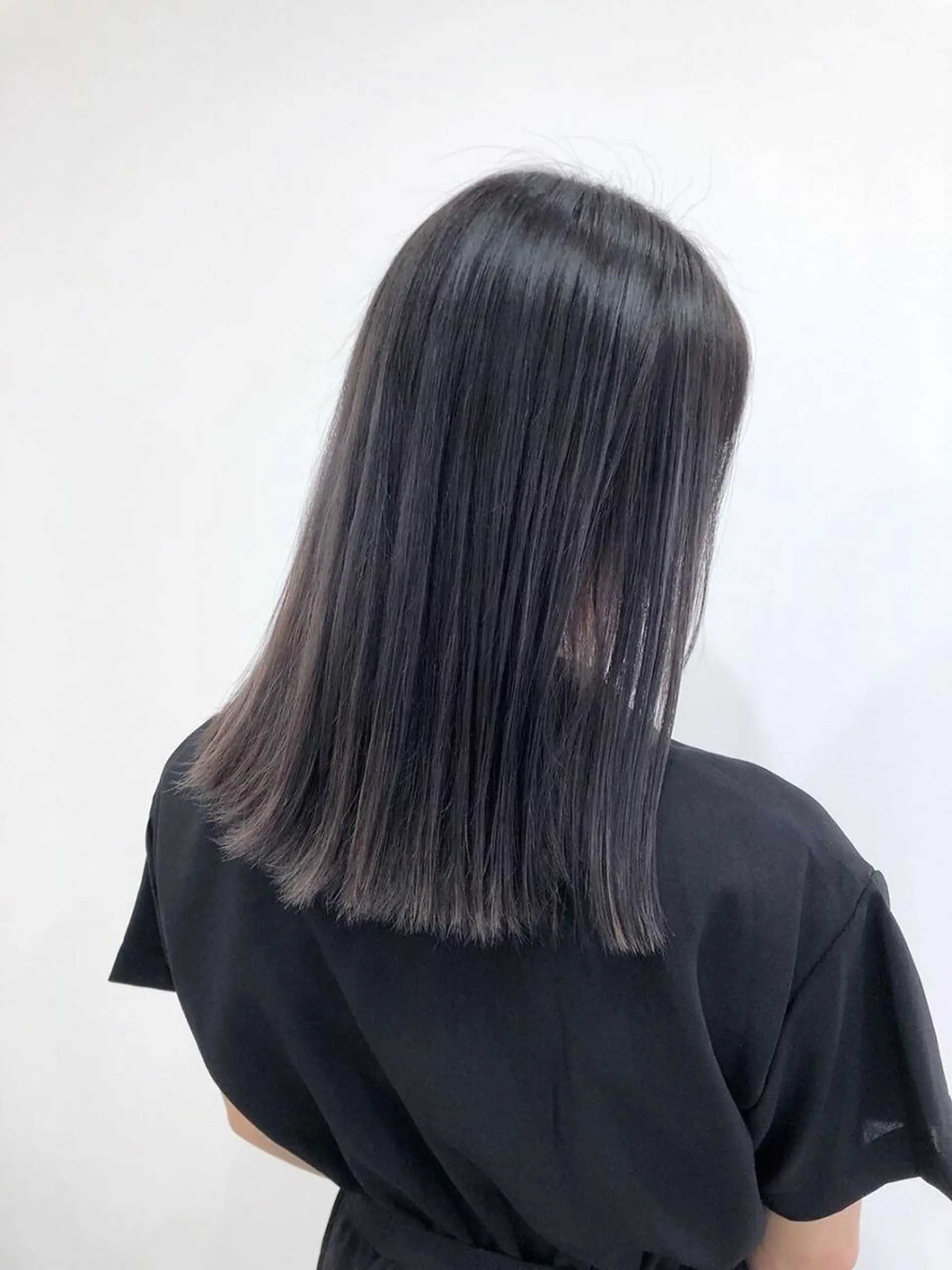 セミロング 縮毛矯正 丸山 弘基のヘアスタイル