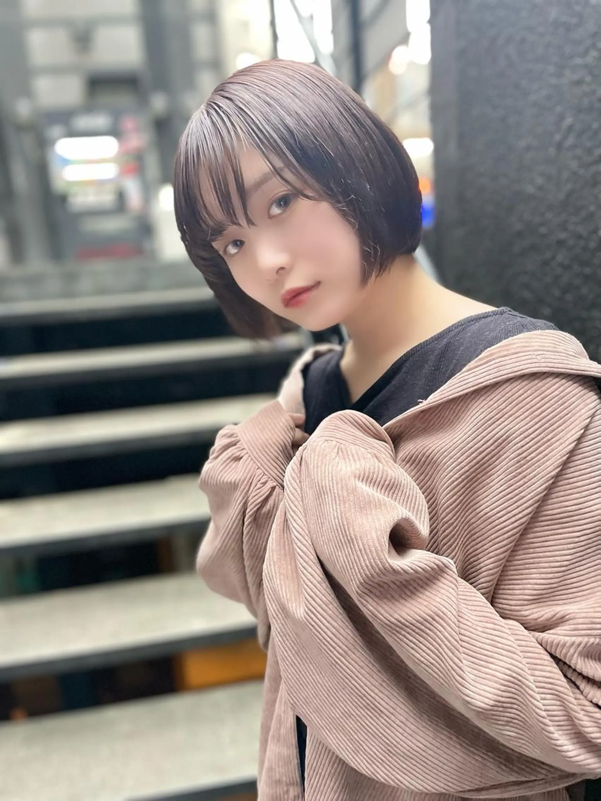 ショート ショートボブ ボブ 韓国風ヘア ショートヘア 拓麿✂︎/ショート 専門×透明感カラーのヘアスタイル