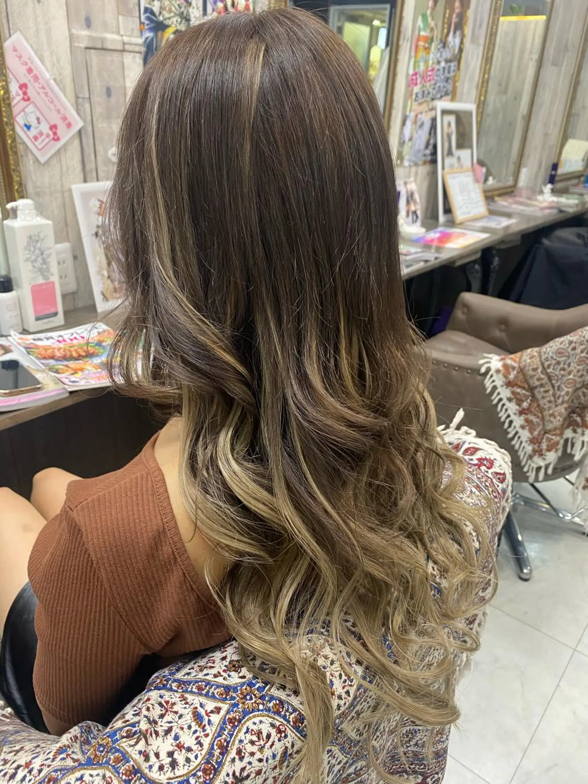 ミディアム エクステ エクステ Arphy/ /のヘアスタイル