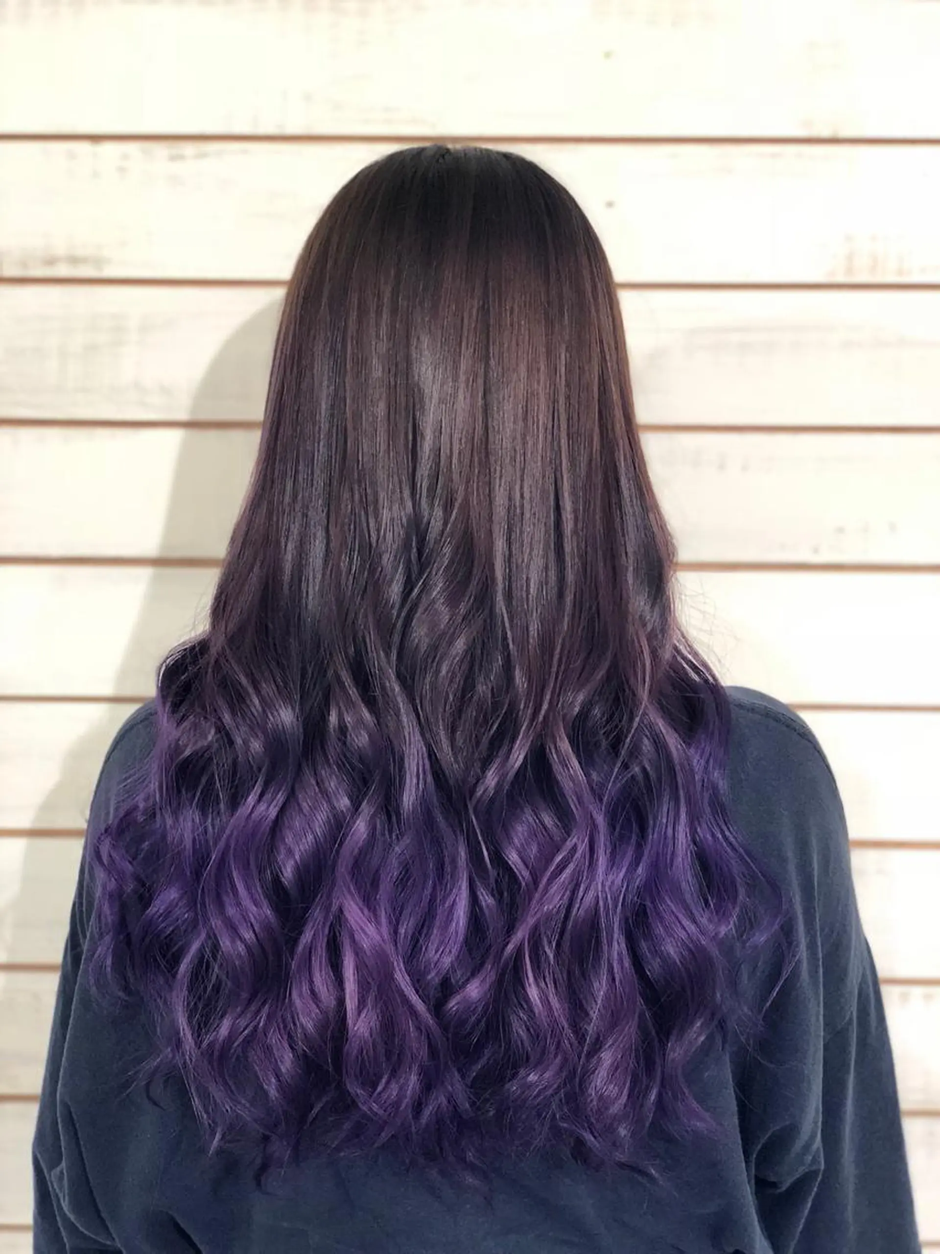 ロング カラー グラデーションカラー パープルカラー ヘアカラー 🧡艶髪ちゅるん髪 🫧🧡YUKI❄️のヘアスタイル