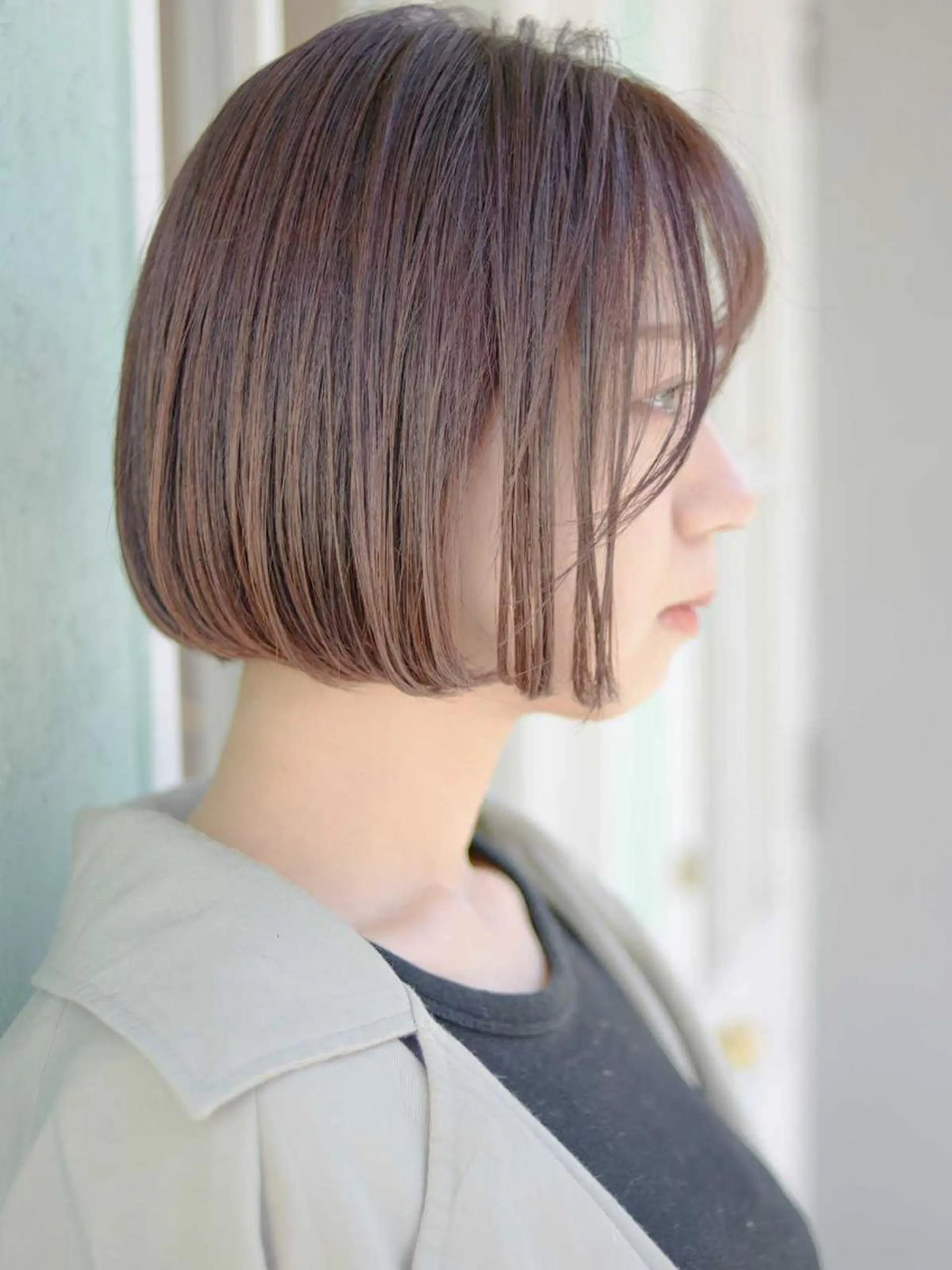 ミディアム カラー ba-boo 広島のヘアスタイル